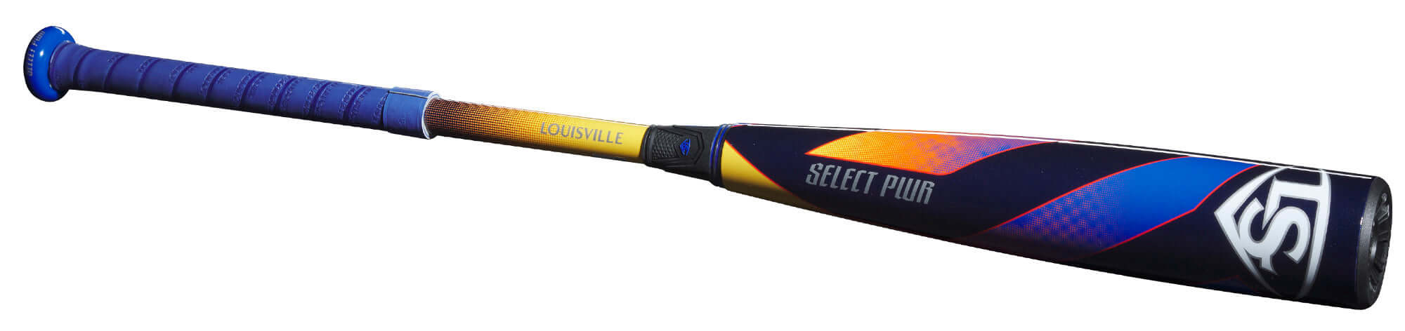 Louisville Slugger Select PWR 2025 USA (-10) baseball bat with dynamic alloy barrel and composite handle for young hitters.