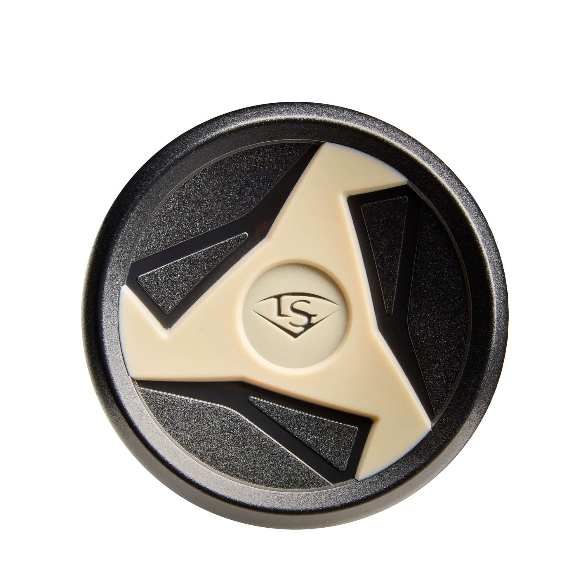 XPND Performance End Cap on Louisville Slugger Omaha Bat designed to boost sweet spot size and optimize barrel performance.