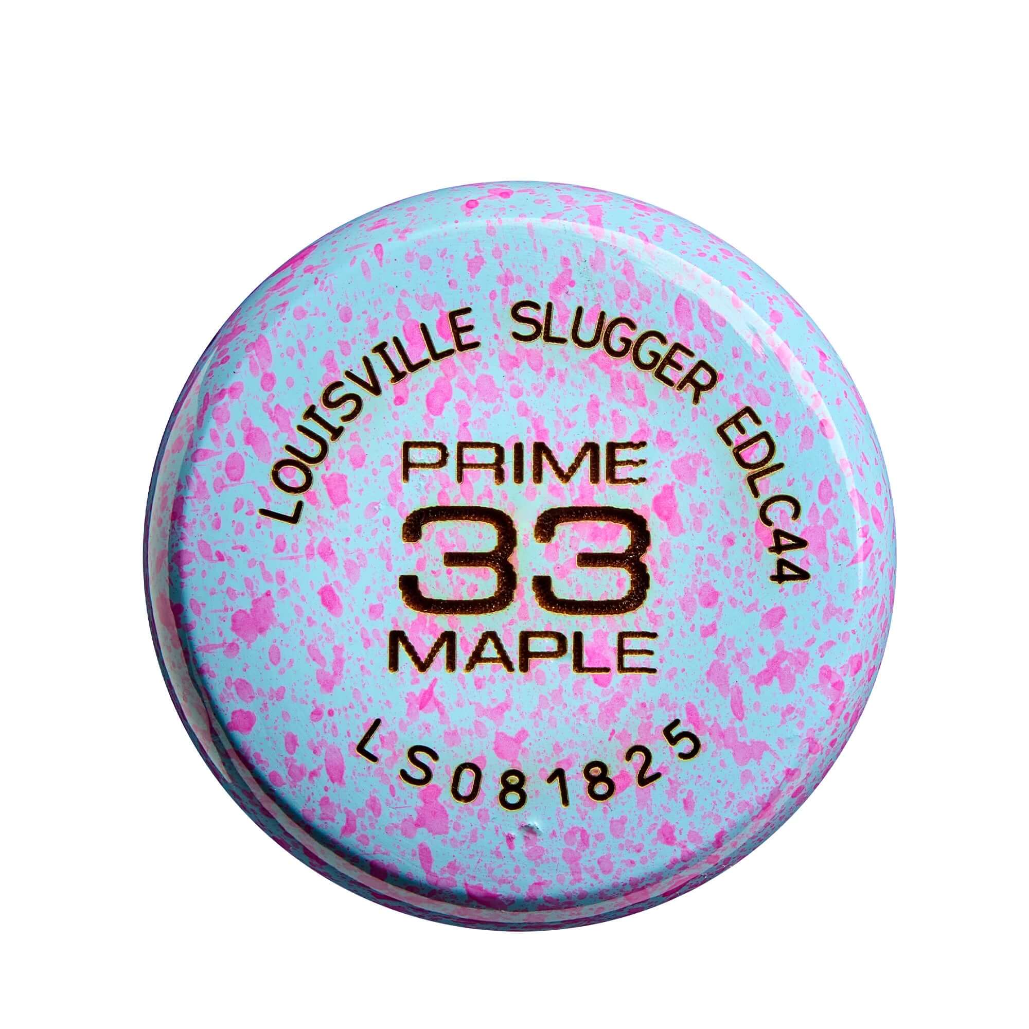 Closeup of the Pro Prime EDLC44 Bat’s knob design for grip.