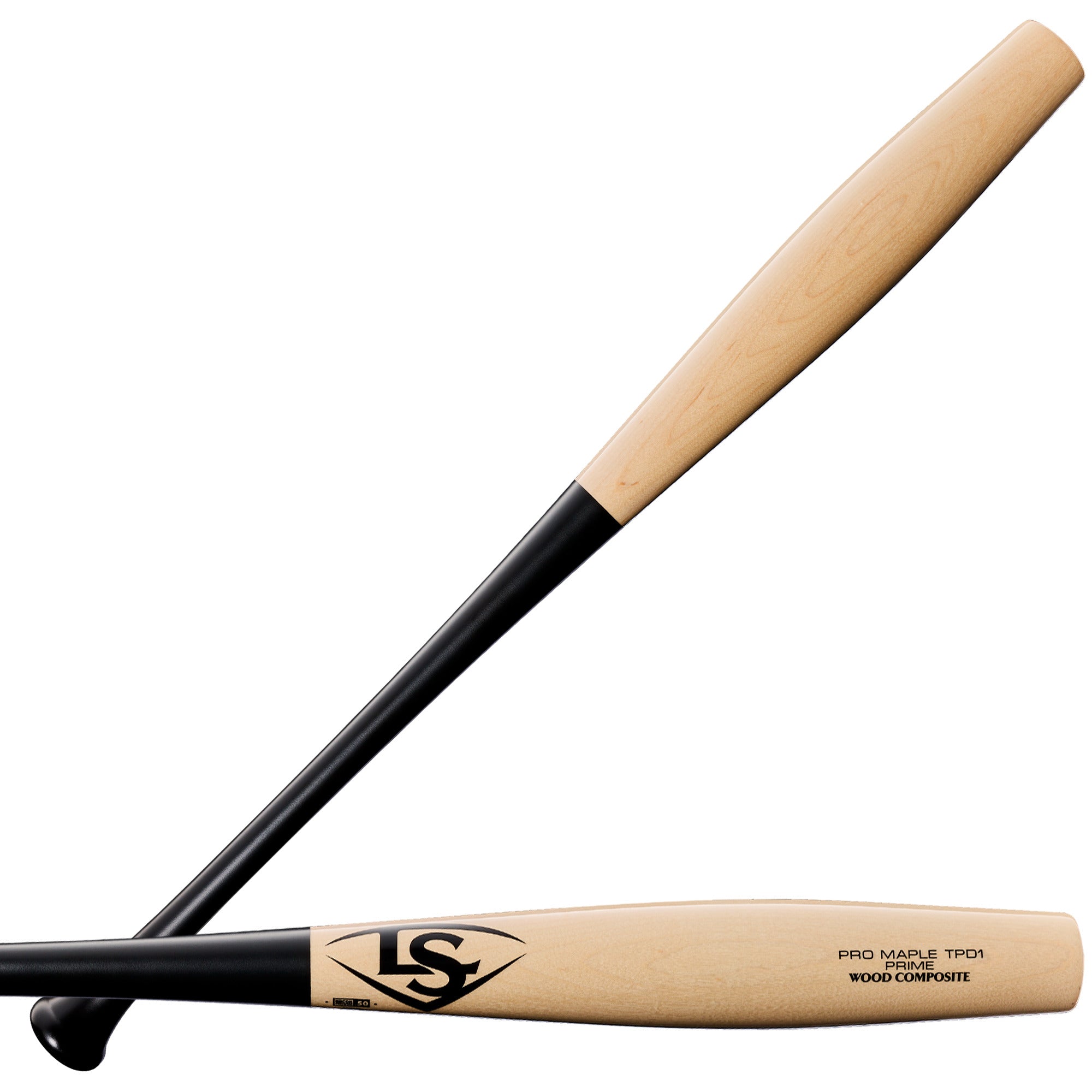 Louisville Slugger TPD1 Torpedo Bat, maple wood composite baseball bat with a unique torpedo shape design, for enhanced performance.