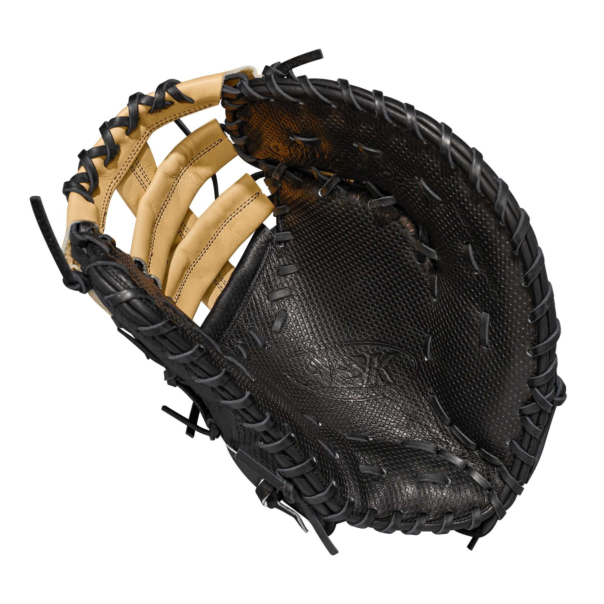 Wilson A2K JAB79 GM 12.5 First Base Mitt with Black SuperSnakeSkin and Blonde Pro Stock Leather