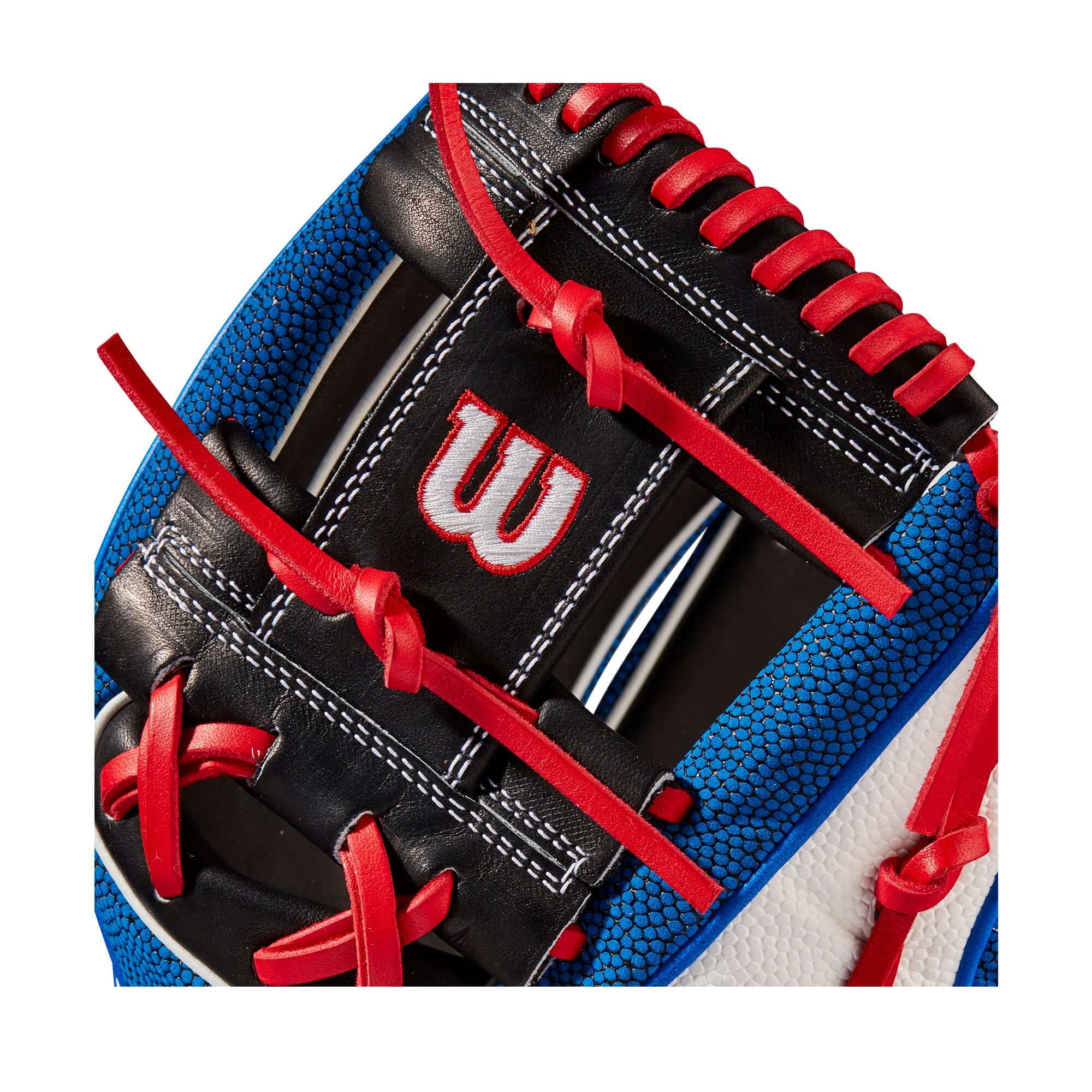 Wilson A2K Mookie Betts Infield Glove, 11.5 inch, Black Pro Stock Leather