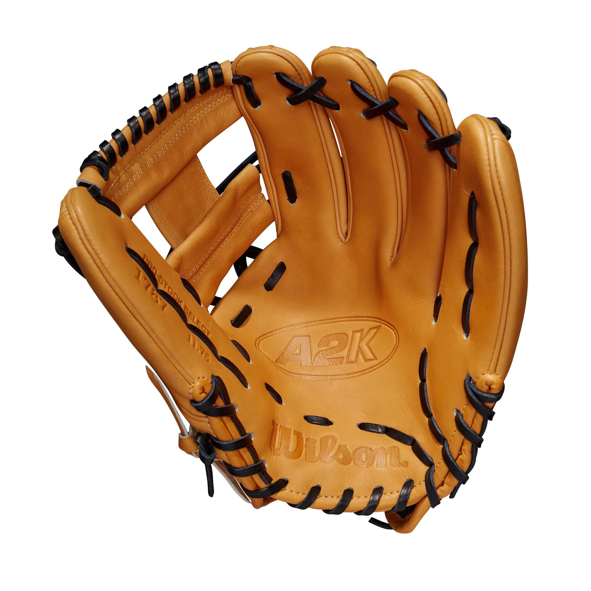 Wilson A2K 1787 Glove: Vintage Tan and Black, 11.75-inch, Pro Stock® Select Leather