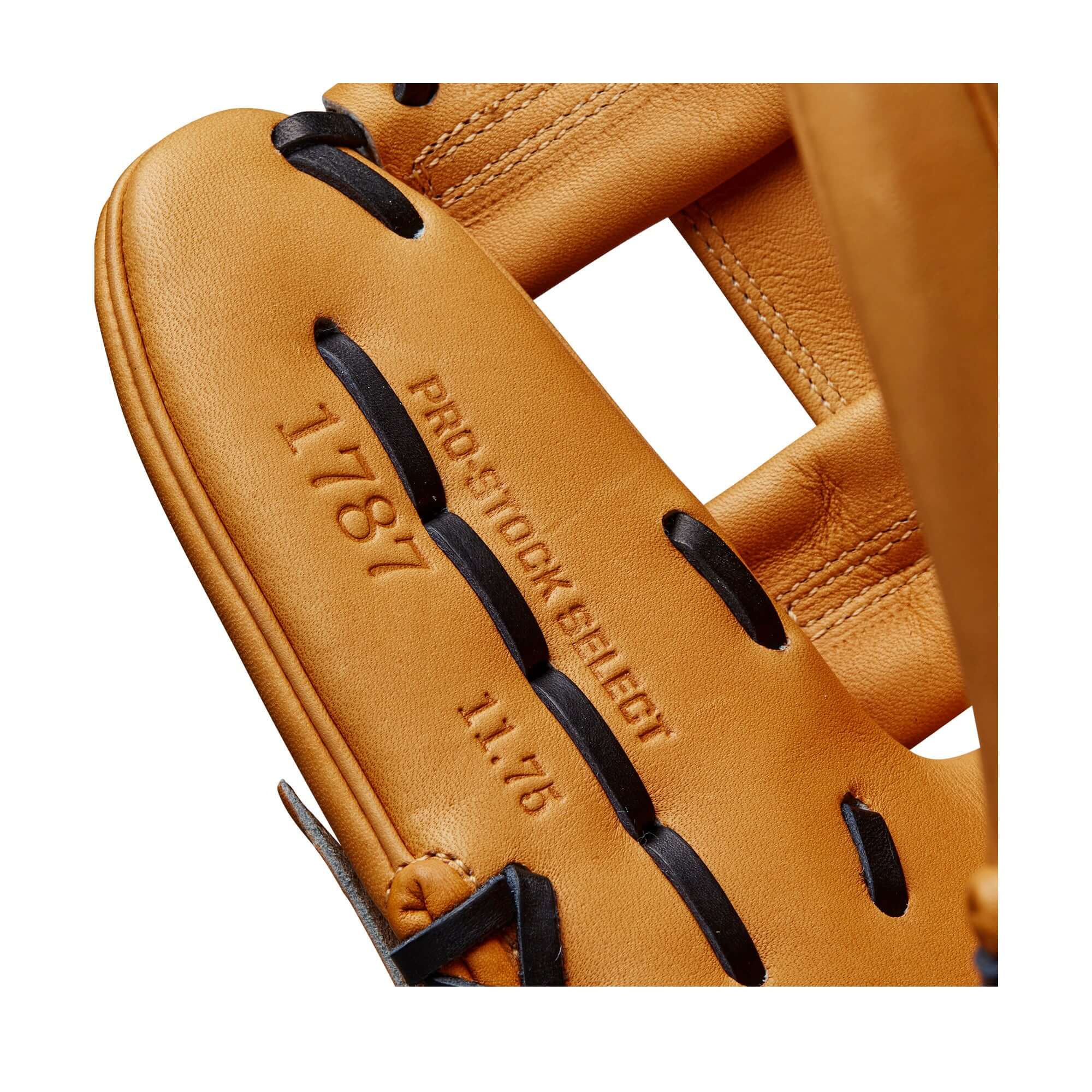 Wilson A2K 1787 Glove: Vintage Tan and Black, 11.75-inch, Pro Stock® Select Leather