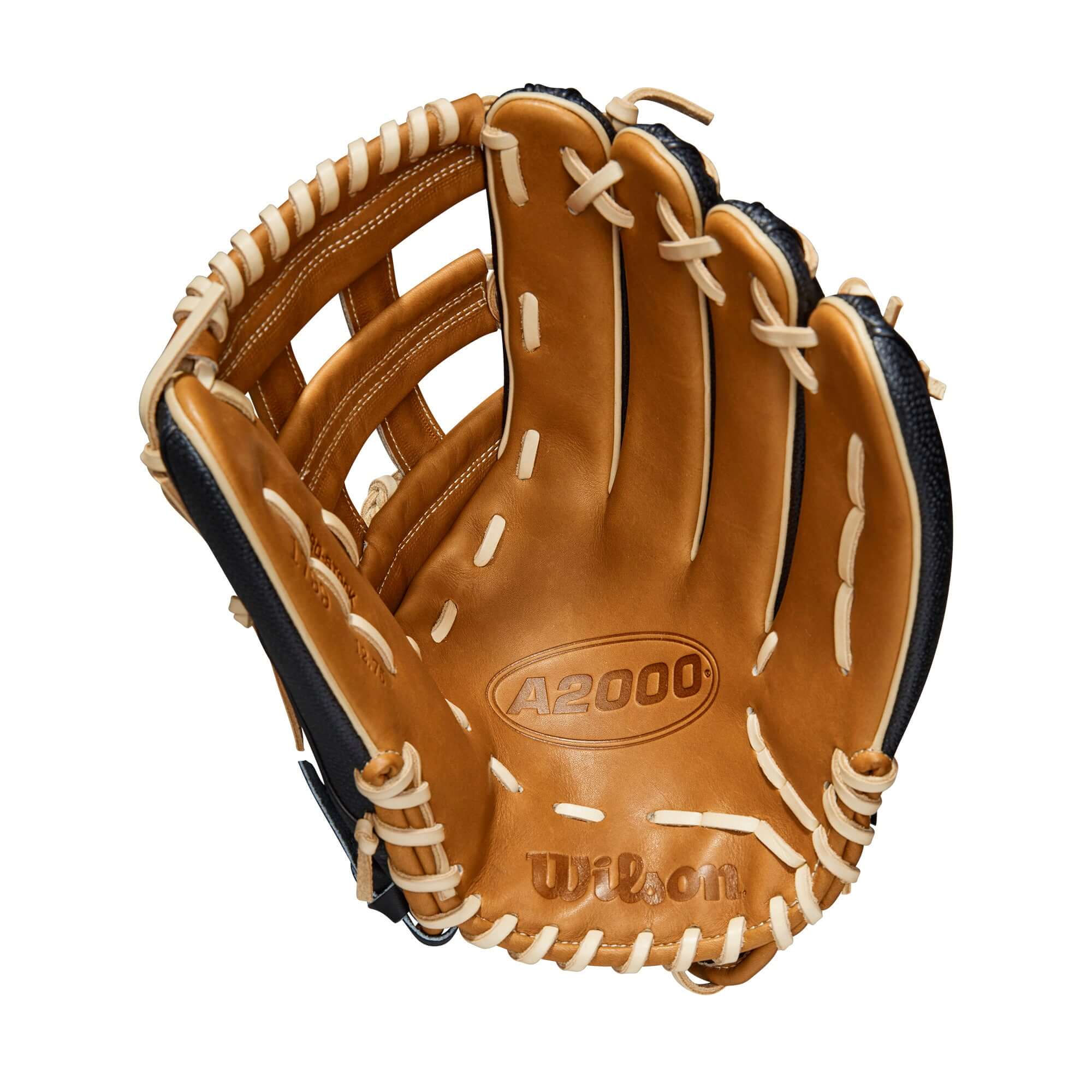 Wilson 2023 A2000 1799SS Black/Saddle Tan 12.75 inch baseball glove