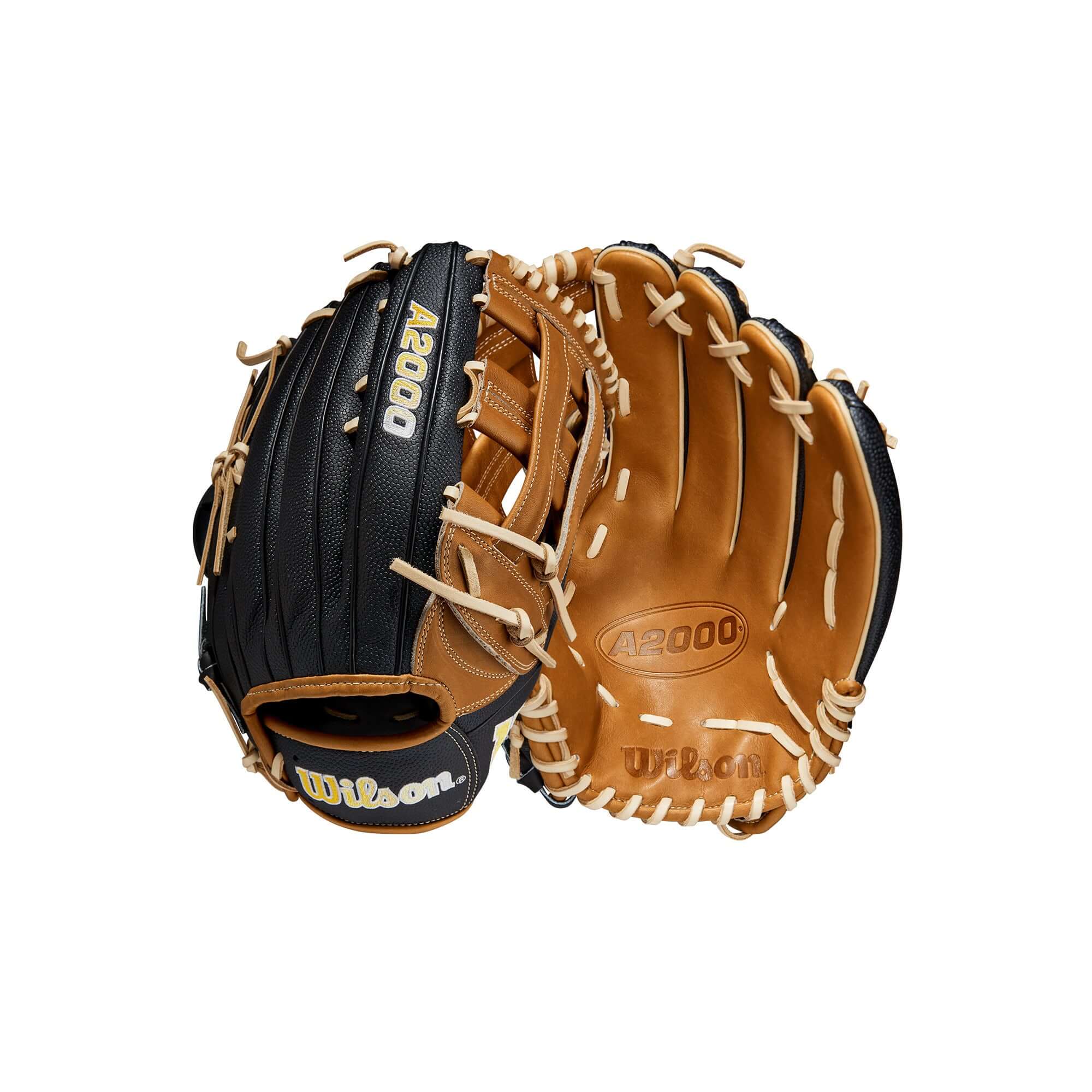 Wilson 2023 A2000 1799SS Black/Saddle Tan 12.75 inch baseball glove