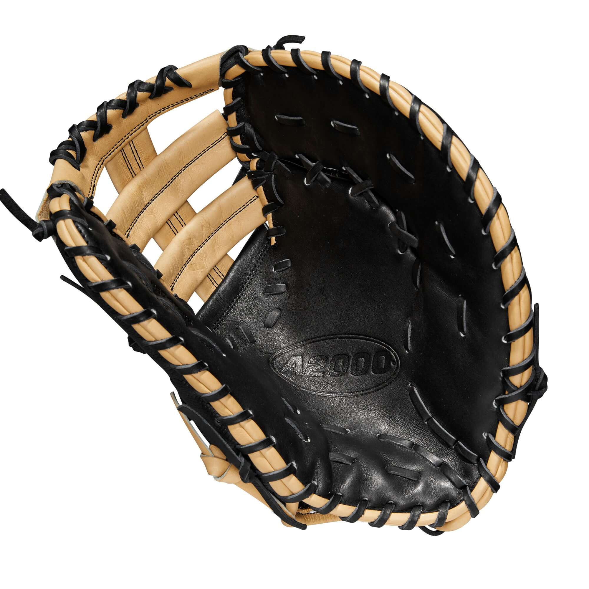 Wilson A2000 1679SS First Base Glove, 12.5-inch, Black/Blonde, Single Post Web