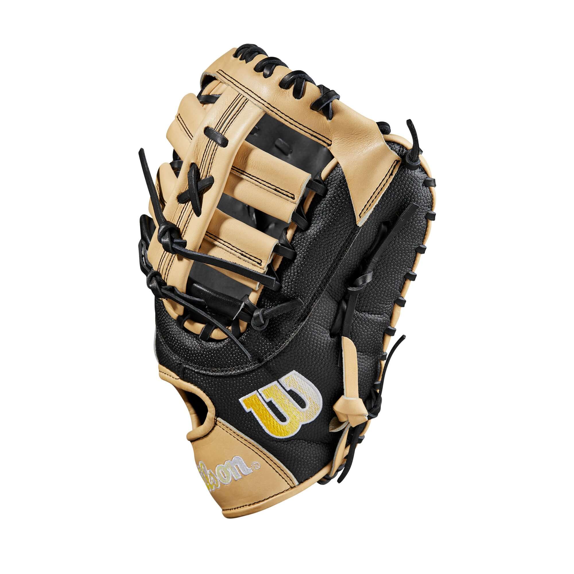 Wilson A2000 1679SS First Base Glove, 12.5-inch, Black/Blonde, Single Post Web