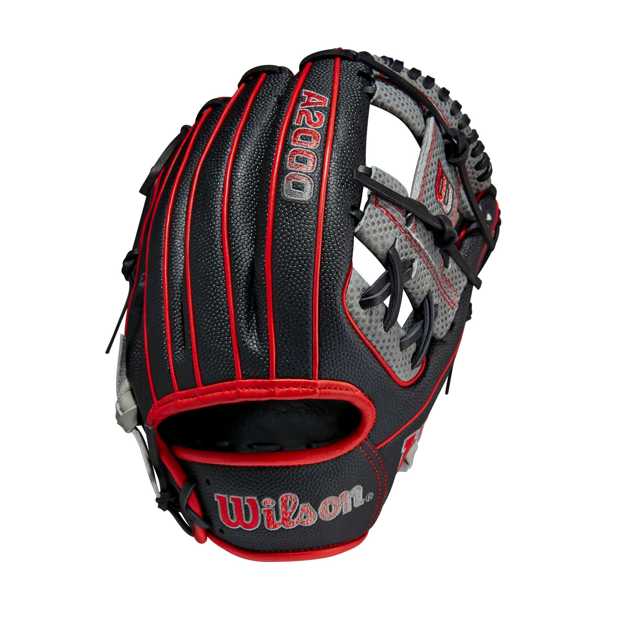 Wilson A2000 1975SS 11.75-inch black baseball glove with Spin Control Technology.