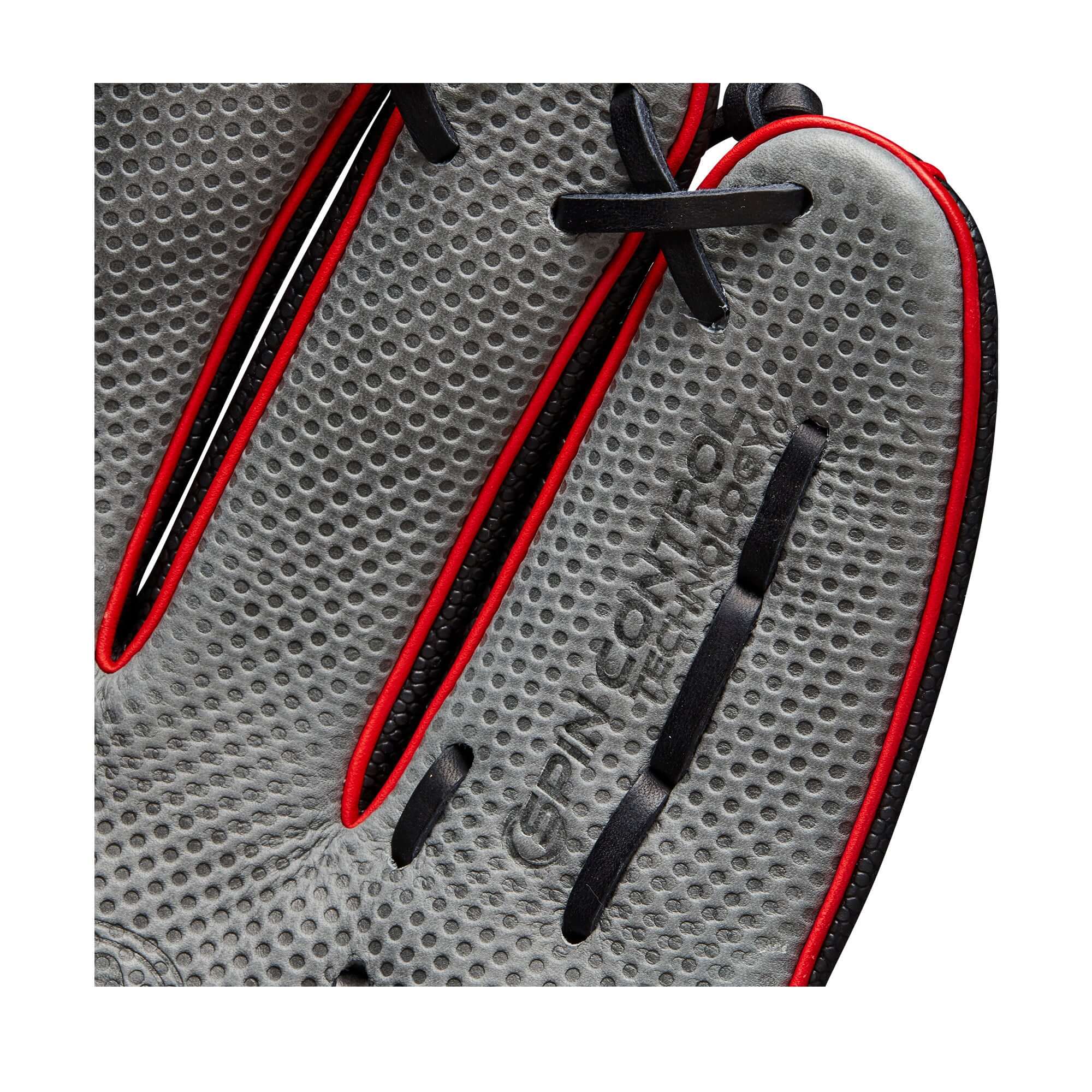 Wilson A2000 1975SS 11.75-inch black baseball glove with Spin Control Technology.