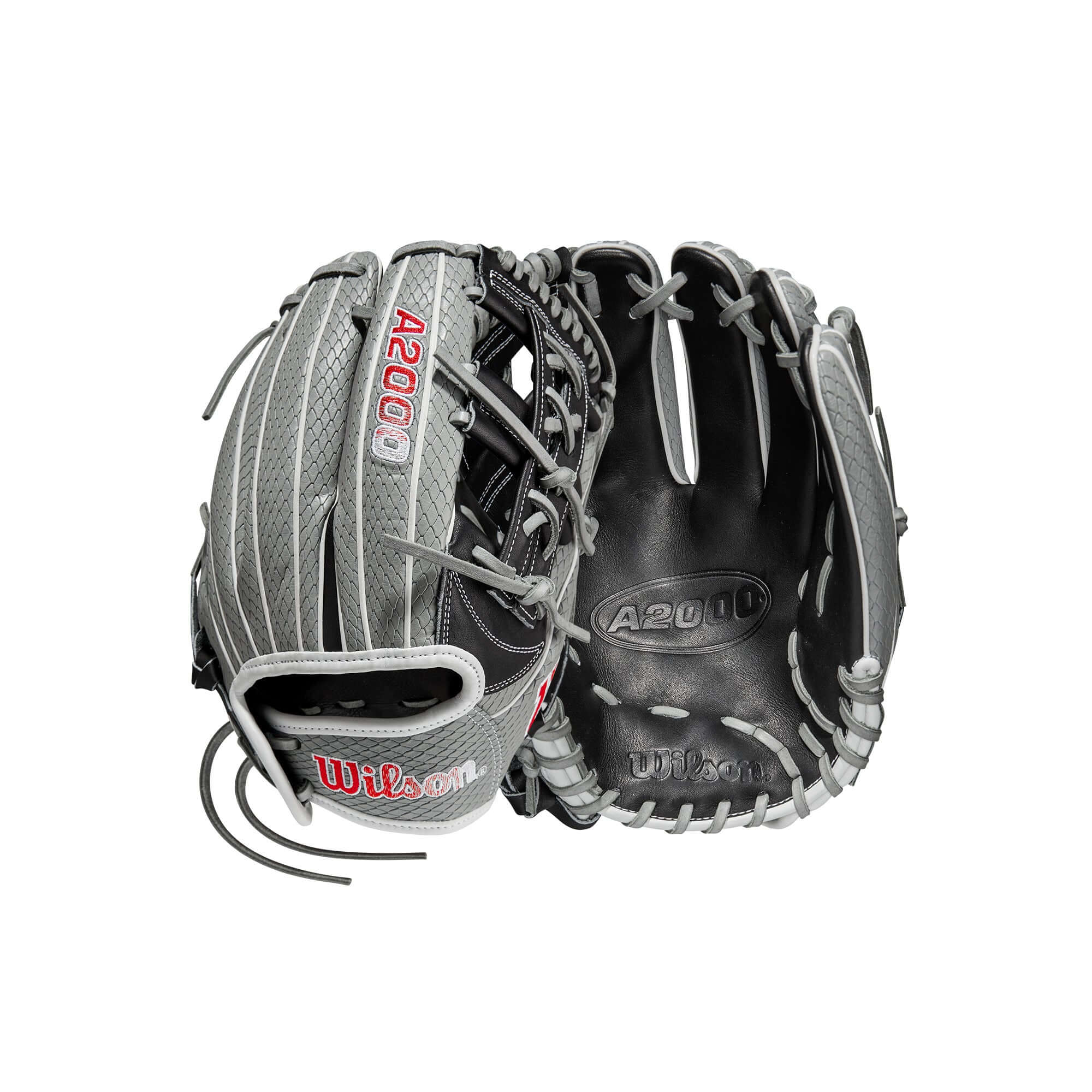 Wilson 2023 A2000FP FP75SS grey/black/red 11.75 infield glove
