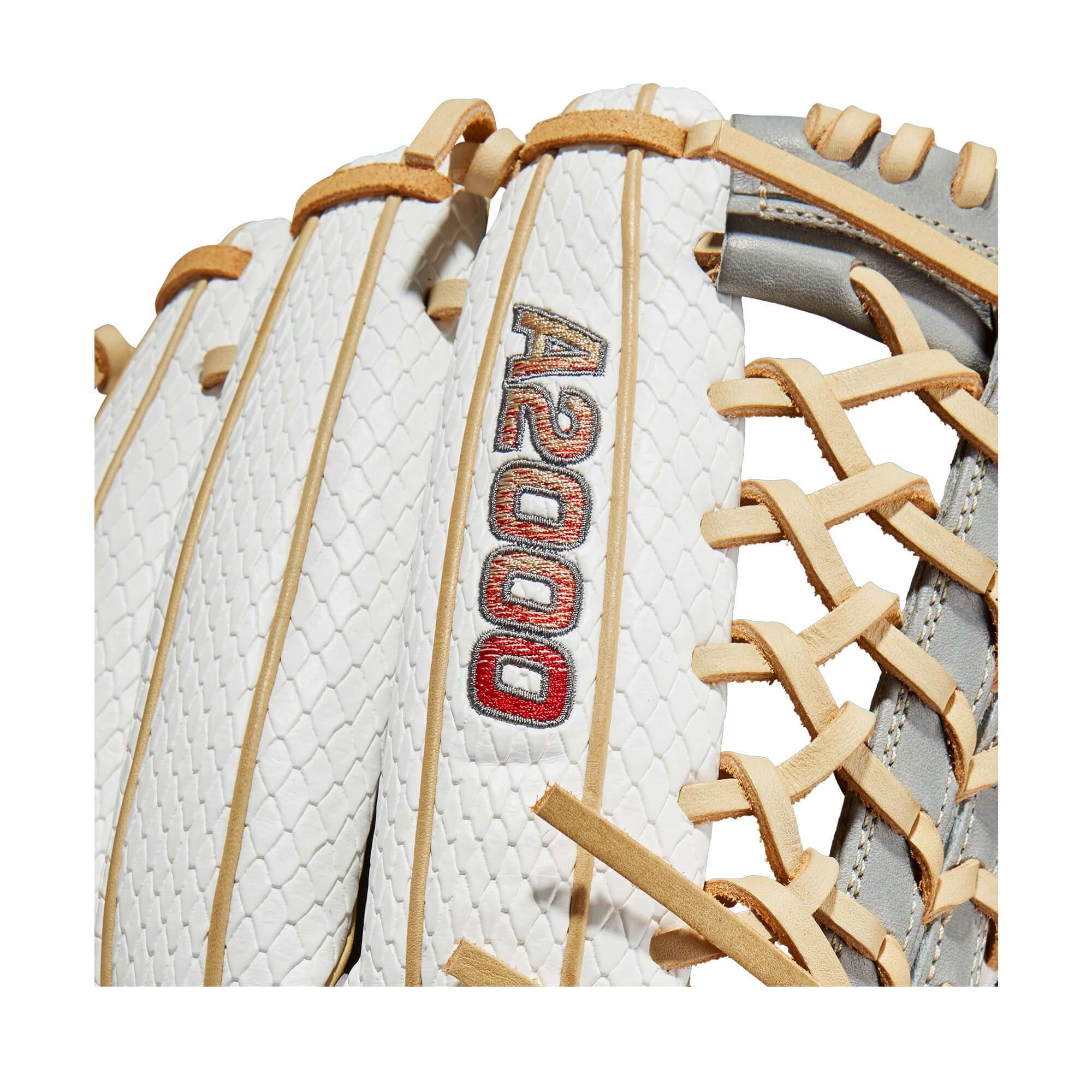 Wilson 2023 A2000FP T125SS Black 12.5 baseball glove with Grey Pro Stock leather palm.