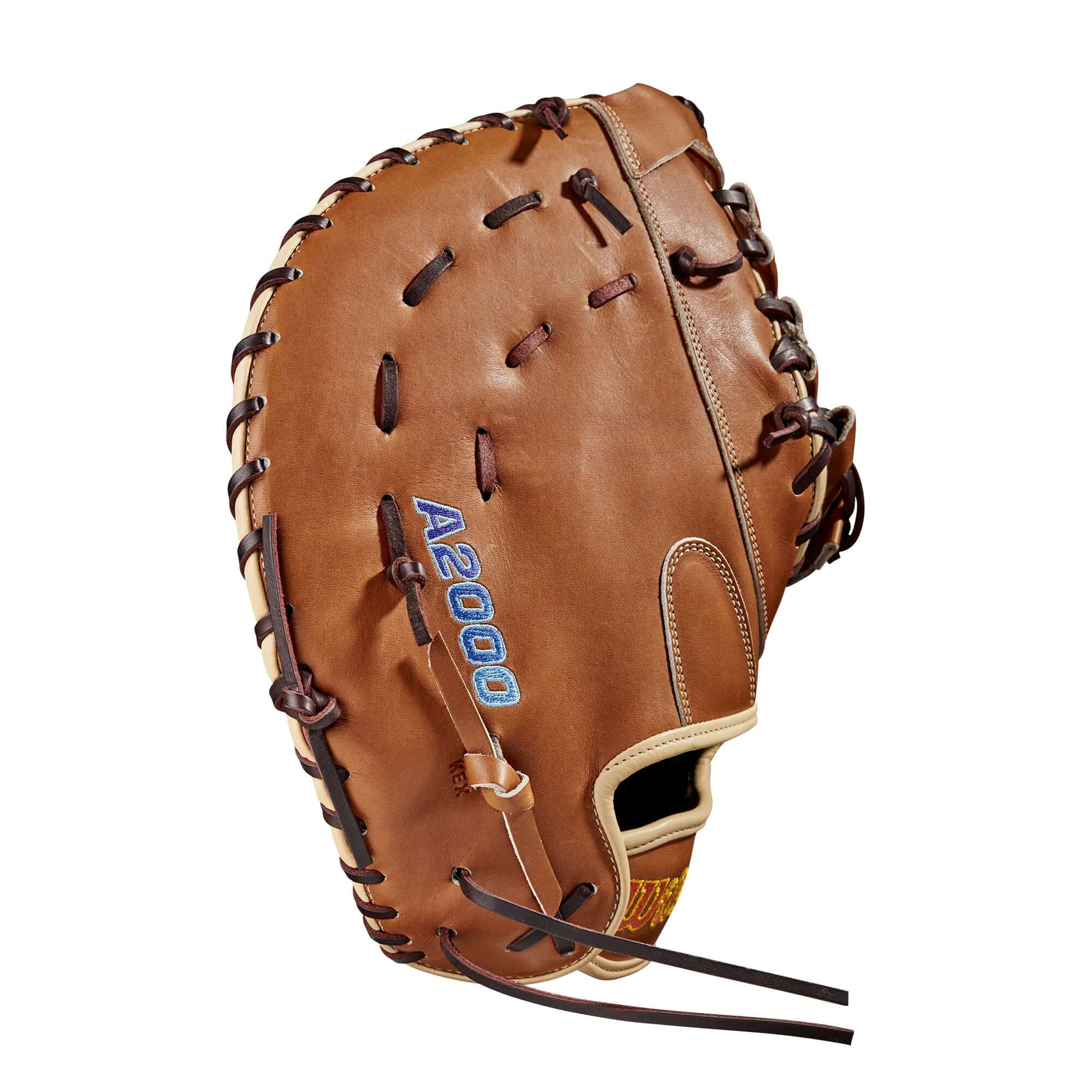 Wilson 2023 A2000 Amanda Chidester Game M fastpitch softball glove, 12.5” in Saddle Tan Pro Stock leather.