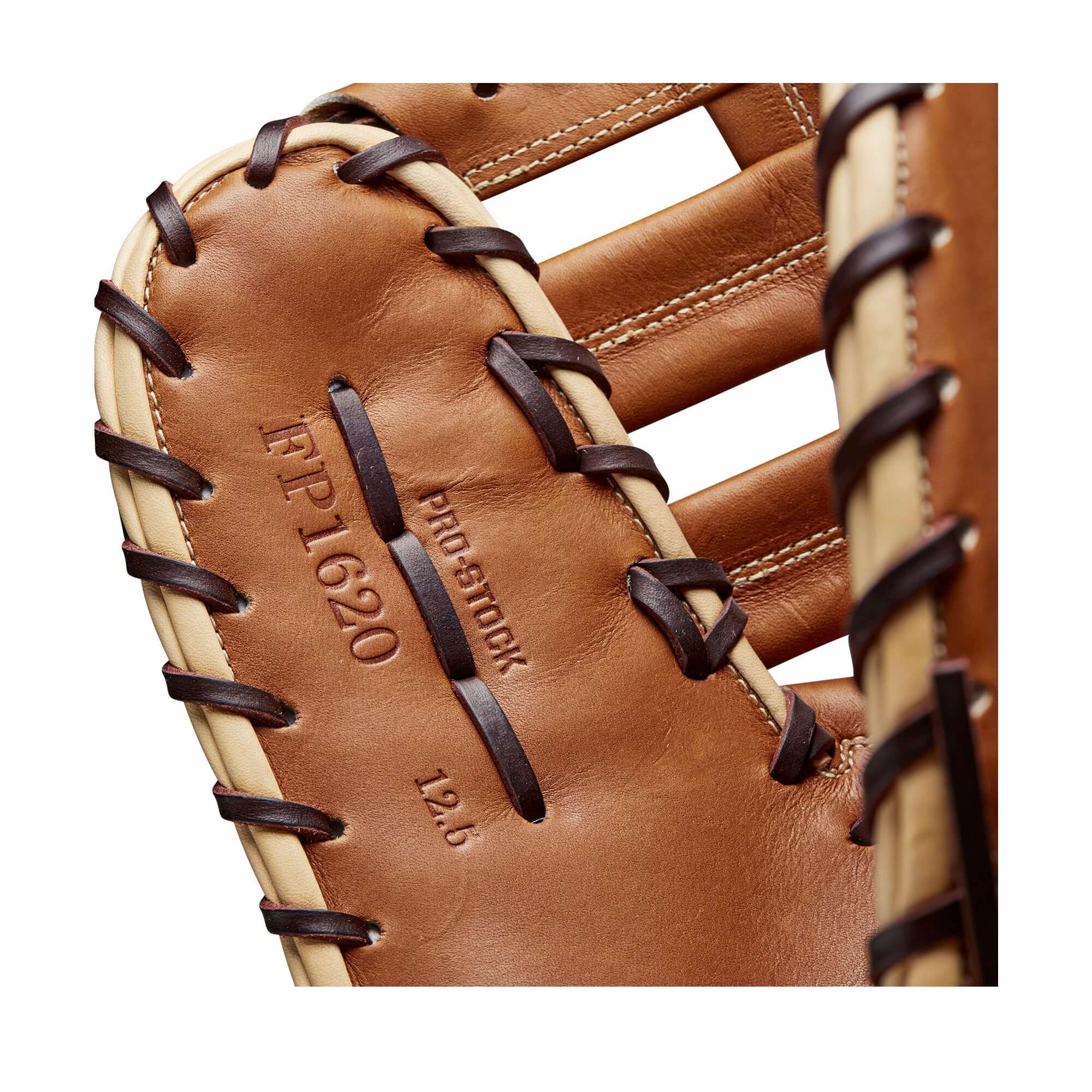 Wilson 2023 A2000 Amanda Chidester Game M fastpitch softball glove, 12.5” in Saddle Tan Pro Stock leather.