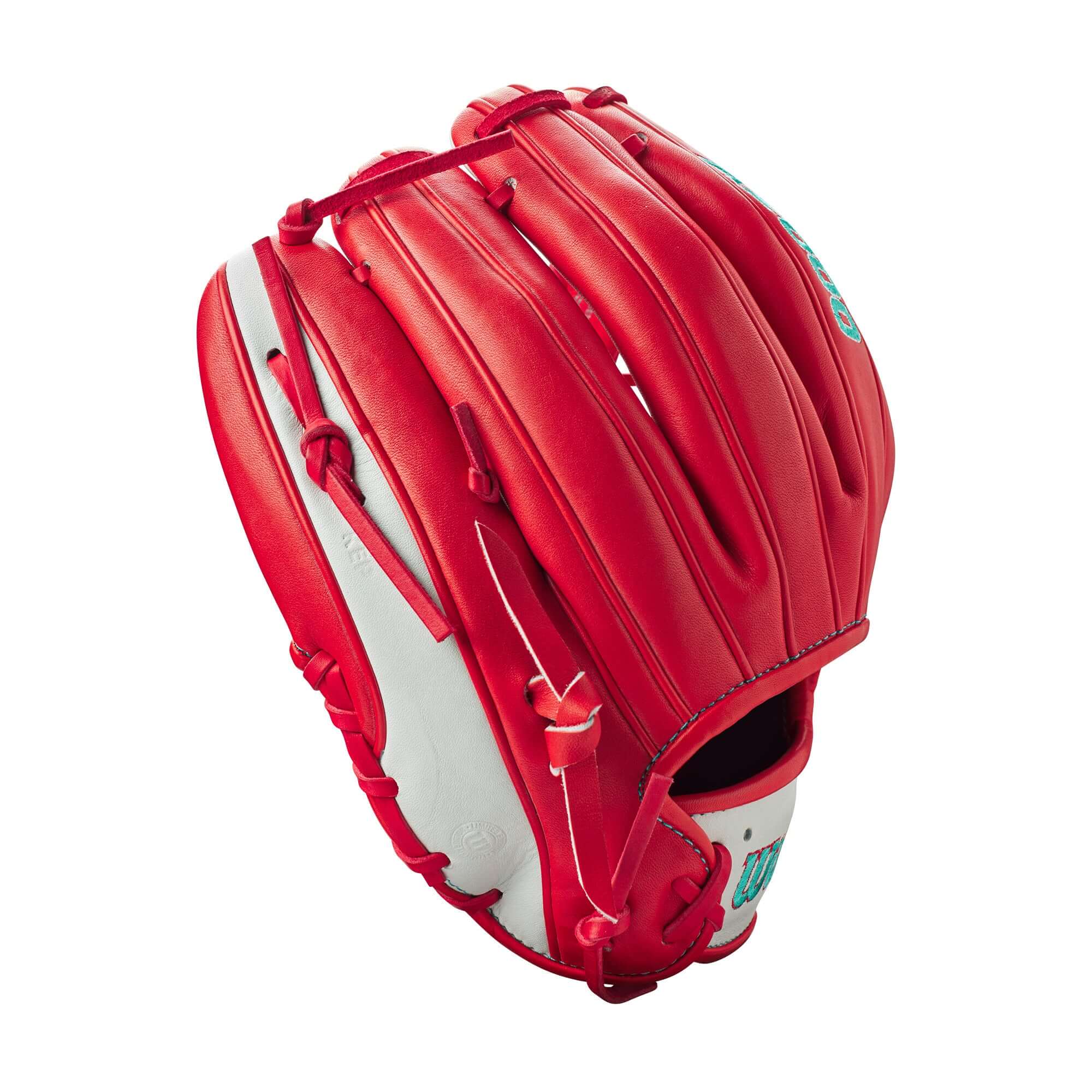 Wilson A2000 GOTM May 2023 11.5 Inch Red and White Infield Glove
