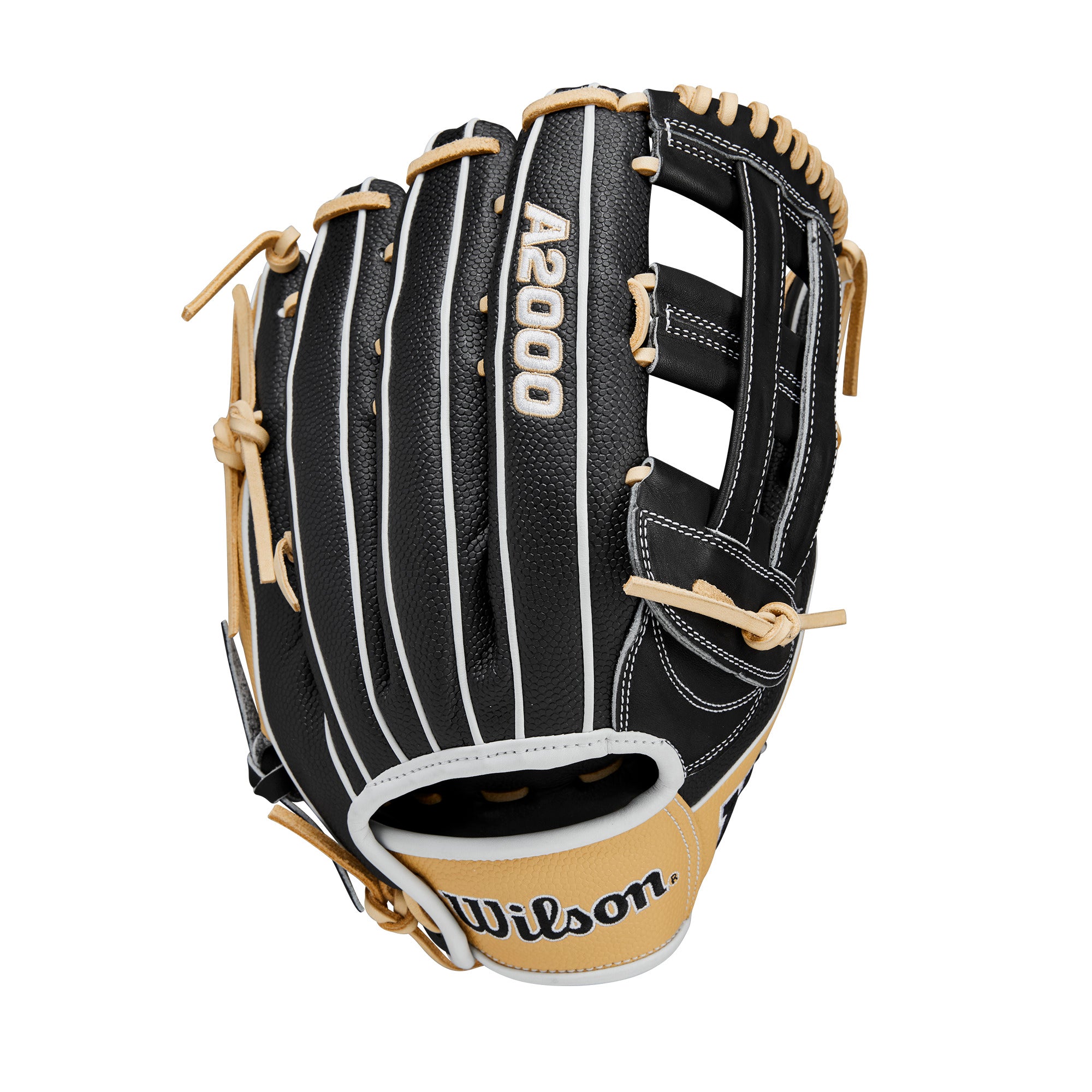 Wilson 2024 A2000 PF50SS Black/Blonde/White 12.25" Outfield Glove