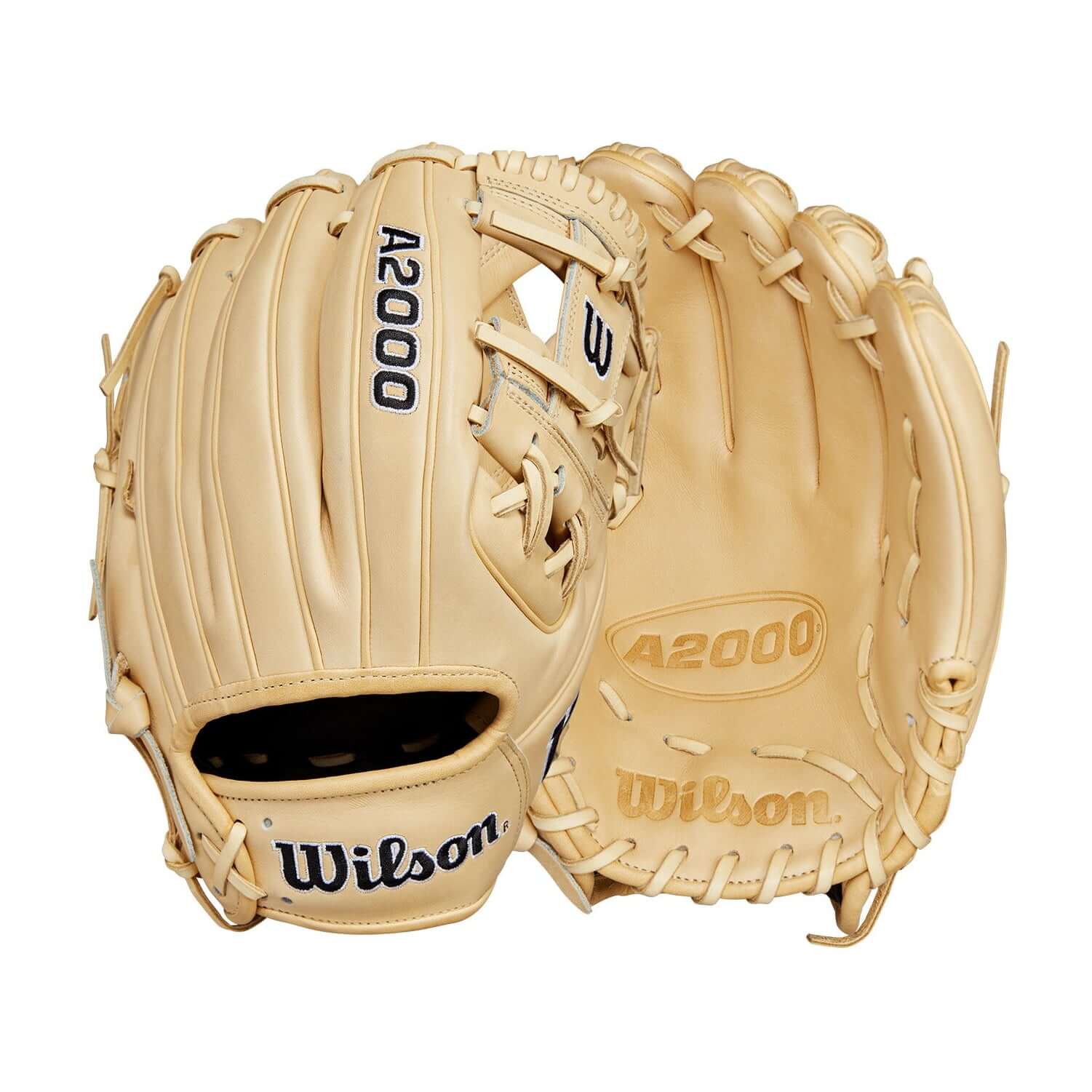 Wilson Classics Series A2000 1786 Infield Glove Blonde 11.5” featuring shallow pocket and H-Web