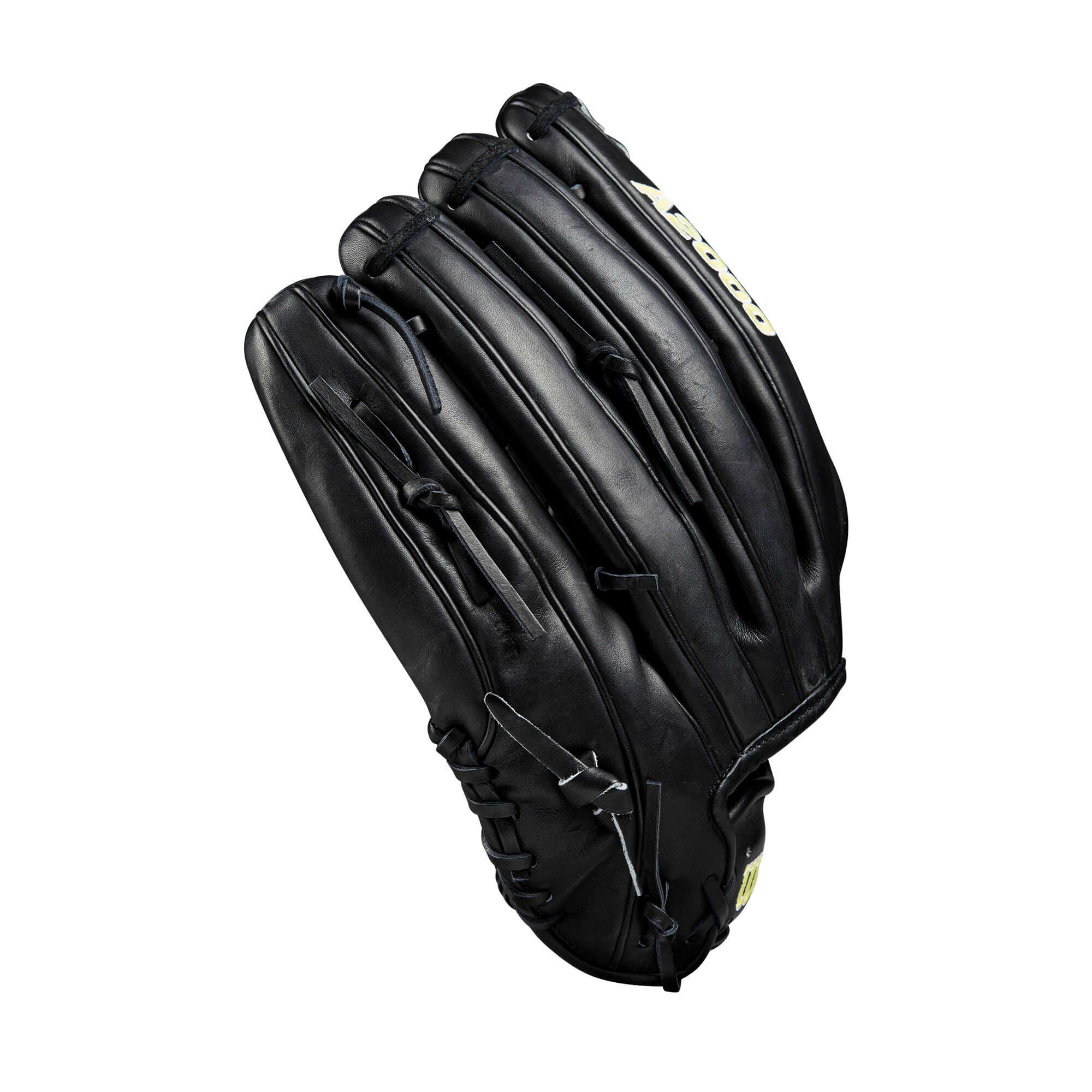 Wilson 2024 A2000 1810 Classic Series 12.75" black outfield glove with Pro Stock leather for optimal performance.