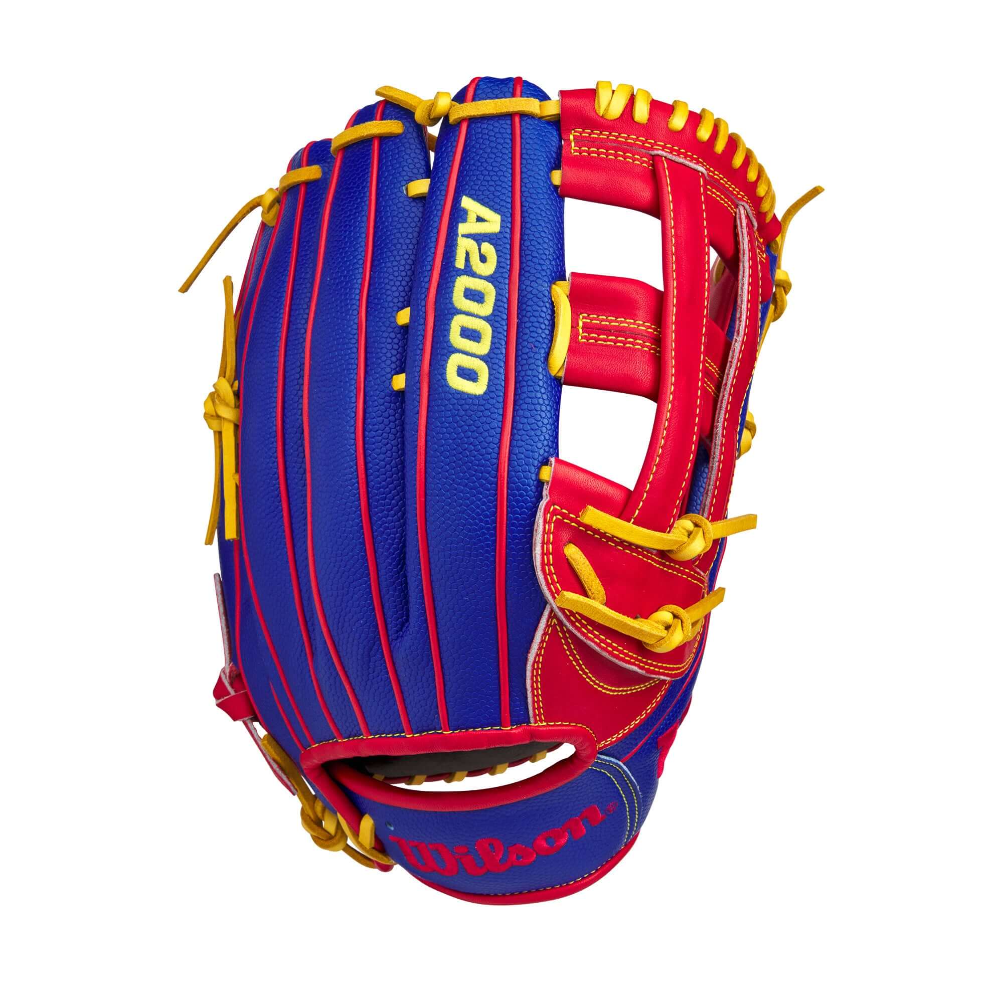 Back view of A2000 1799SS, highlighting Royal Blue SuperSkin and Flamingos that reduce weight and repel moisture.