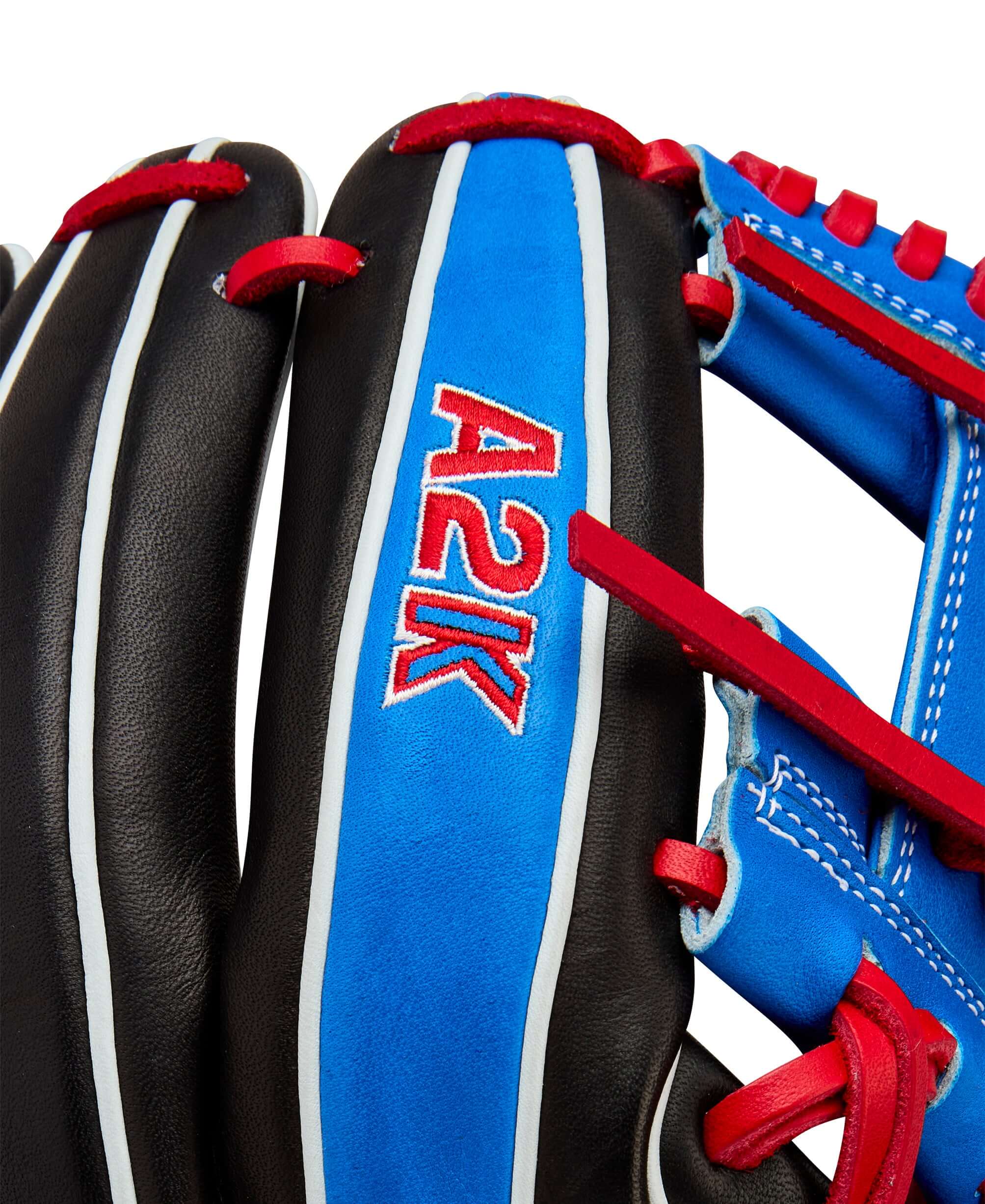 Wilson Fall 2025 A2K Mookie Betts GM 11.75" glove close-up Wilson A2K logo