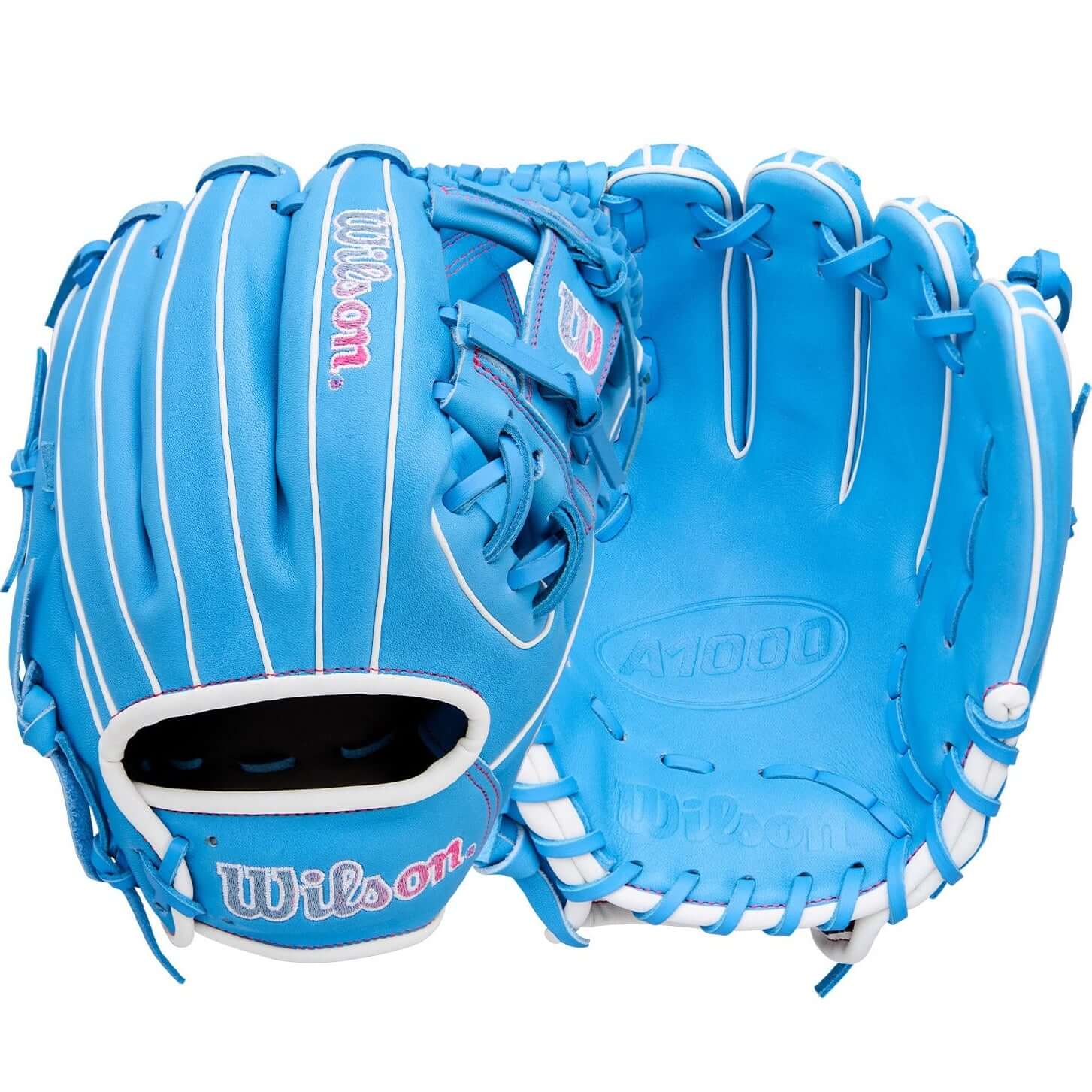 Wilson 2026 A1000 1786 11.5" Infield Baseball Glove – front and back view