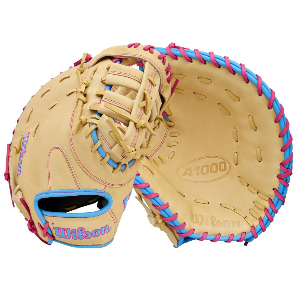 Wilson 2026 A1000 1620 Baseball First Base Mitt 12.5" Blonde/Fla