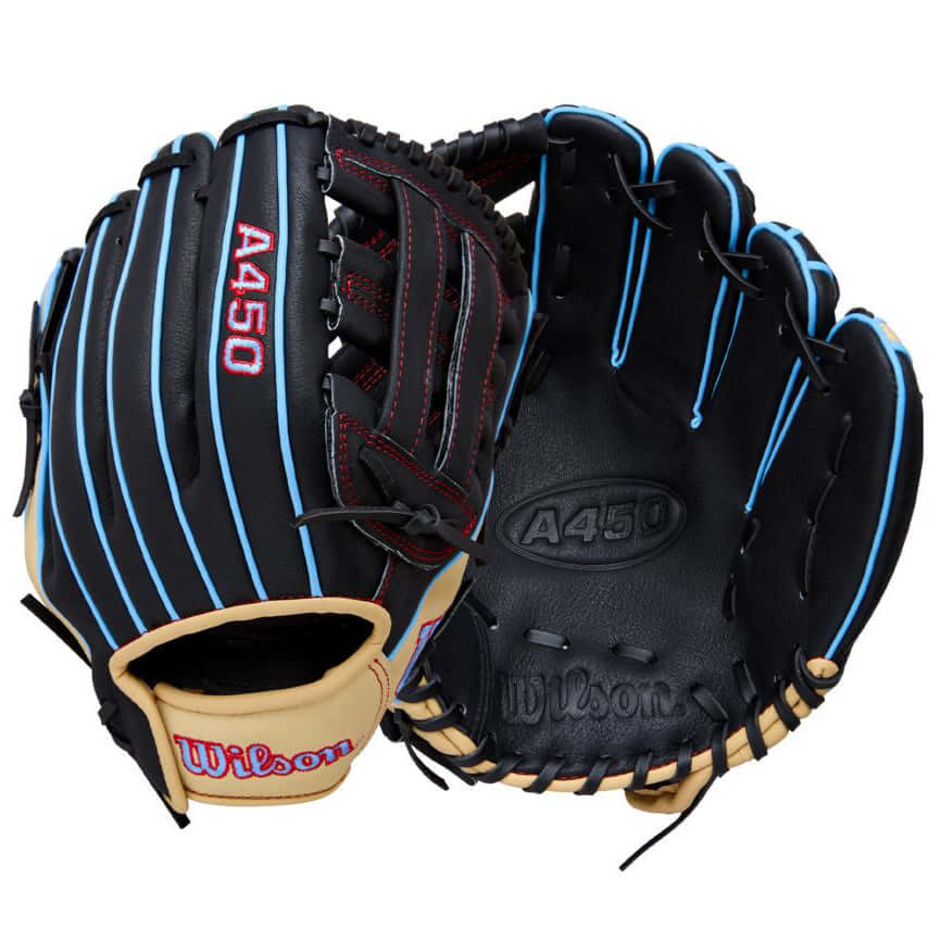 2026 Wilson A450 11" Black/Blonde/Cool Blue/Red