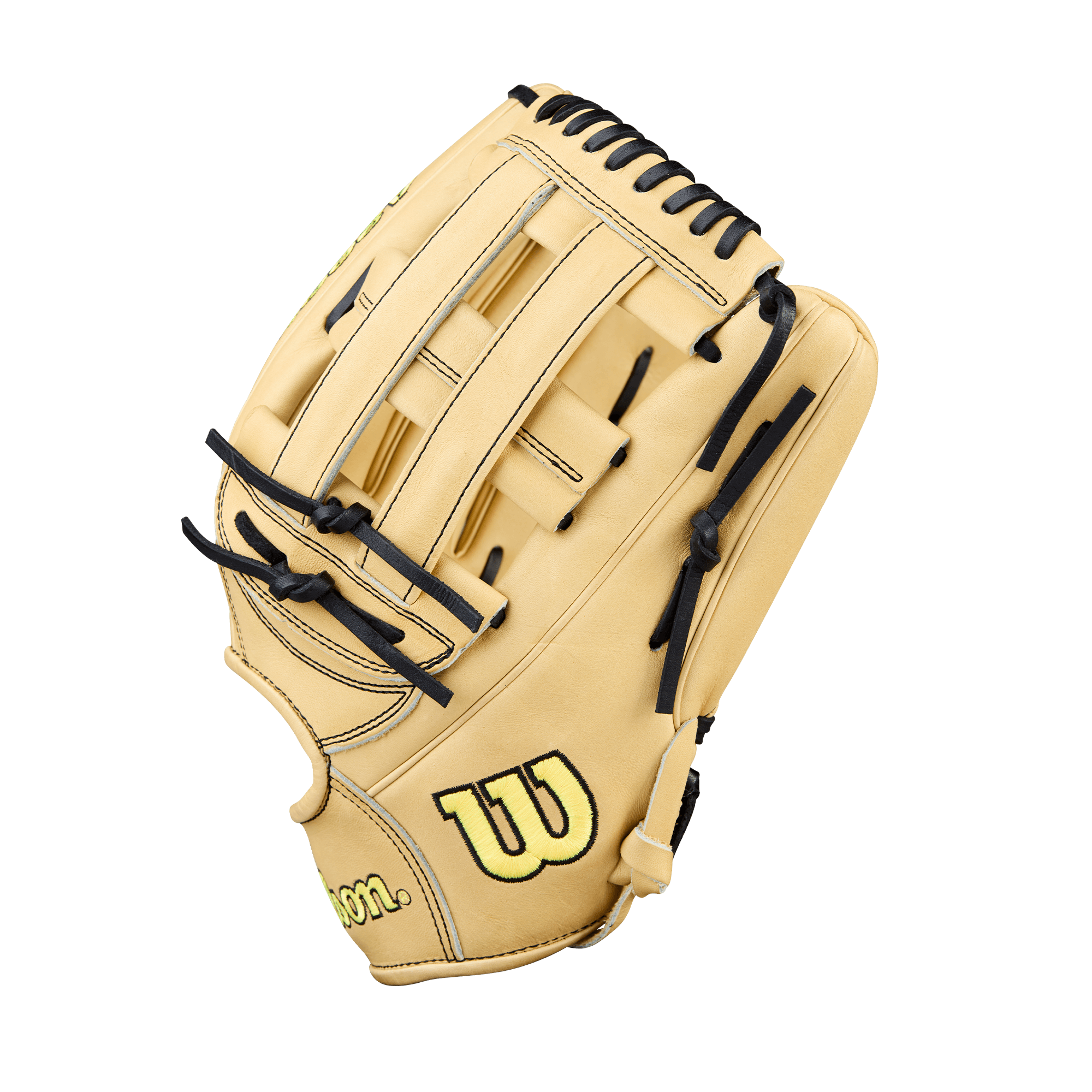 Thumb close-up of 2026 Wilson A2000 Classic Series 1777 12.75" Blonde with comfort fit sleeve and lacing detail.