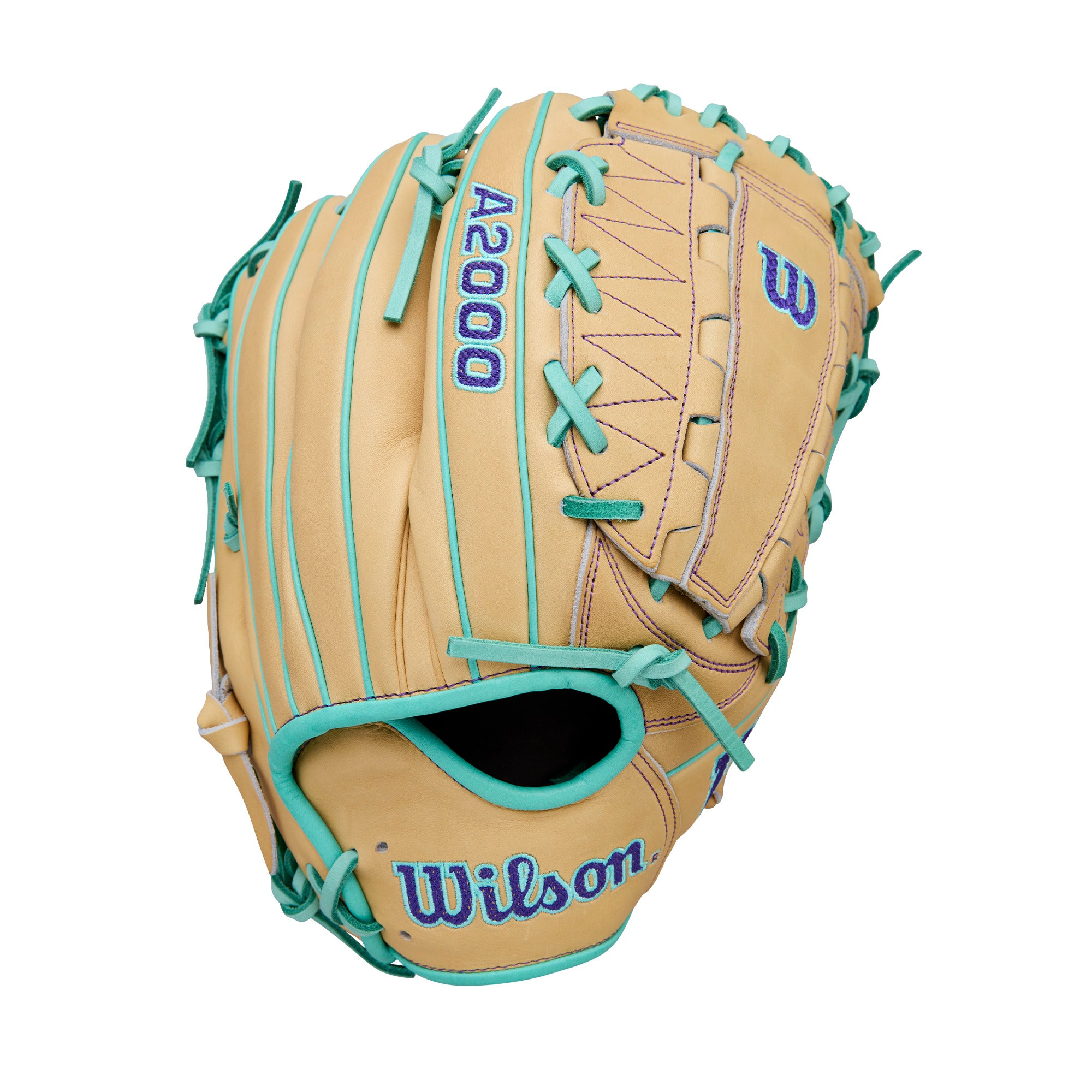 Wilson Spring 2026 A2000 DH12 12” Pitcher’s Baseball Glove with deep pocket and secure fit for pitchers.