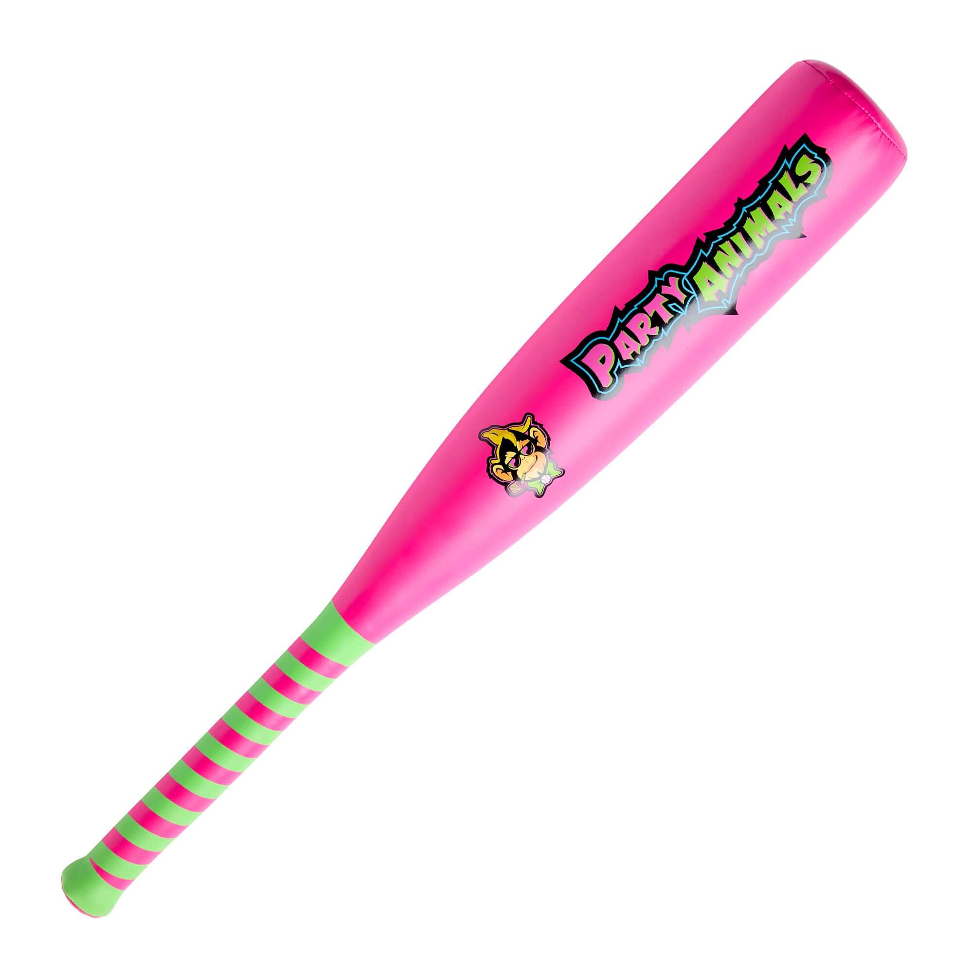 Foam bat from Wilson 2026 Party Animals A200 10" Glove Ball Bat Kit LHT featuring Party Animals graphics