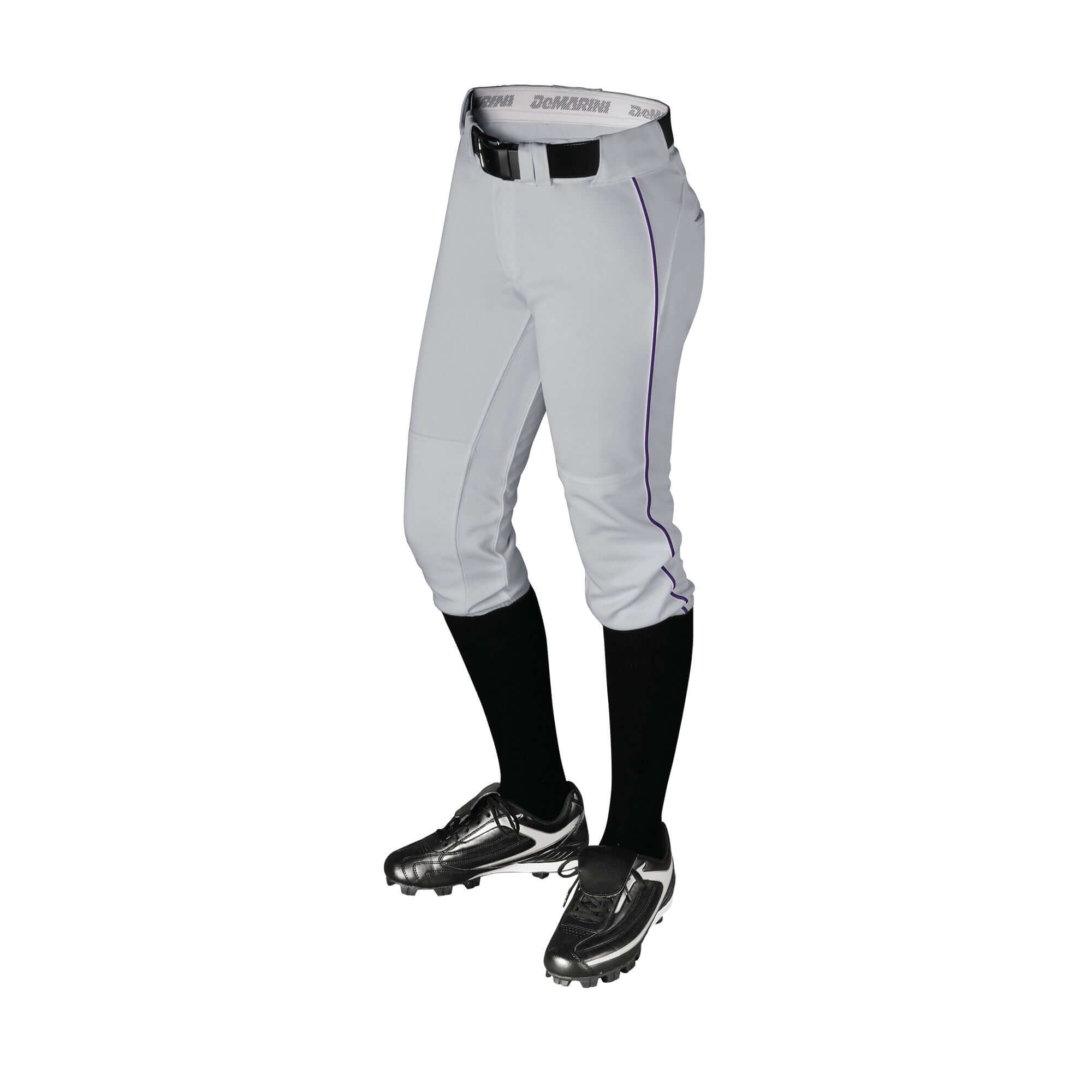 DeMarini Women's Uprising Pant in grey showcasing an athletic fit and durable material, ideal for modern athletes.