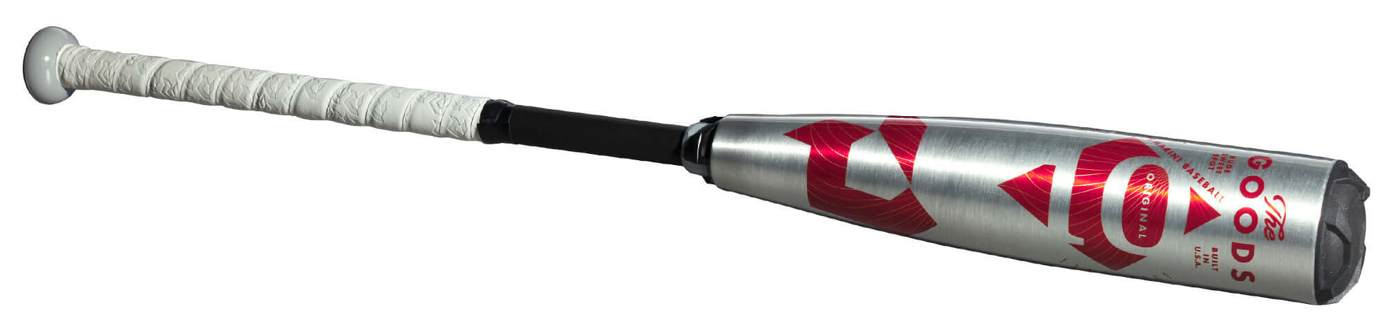 DeMarini The Goods (-10) 2 3/4" USSSA baseball bat featuring X14 Alloy Barrel and composite handle for young players.