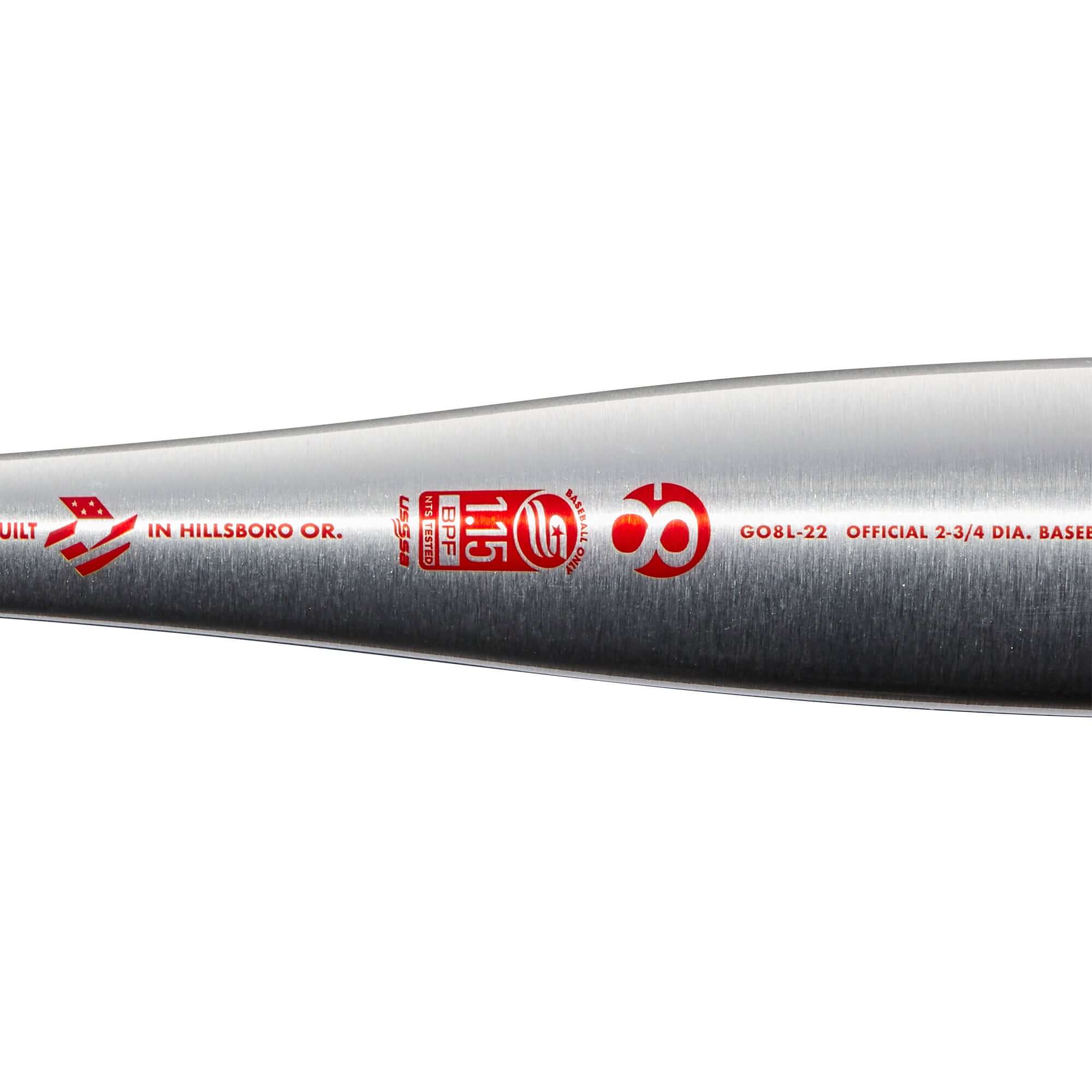 DeMarini THE GOODS ONE PIECE (-8) USSSA bat with massive X14 Alloy Barrel