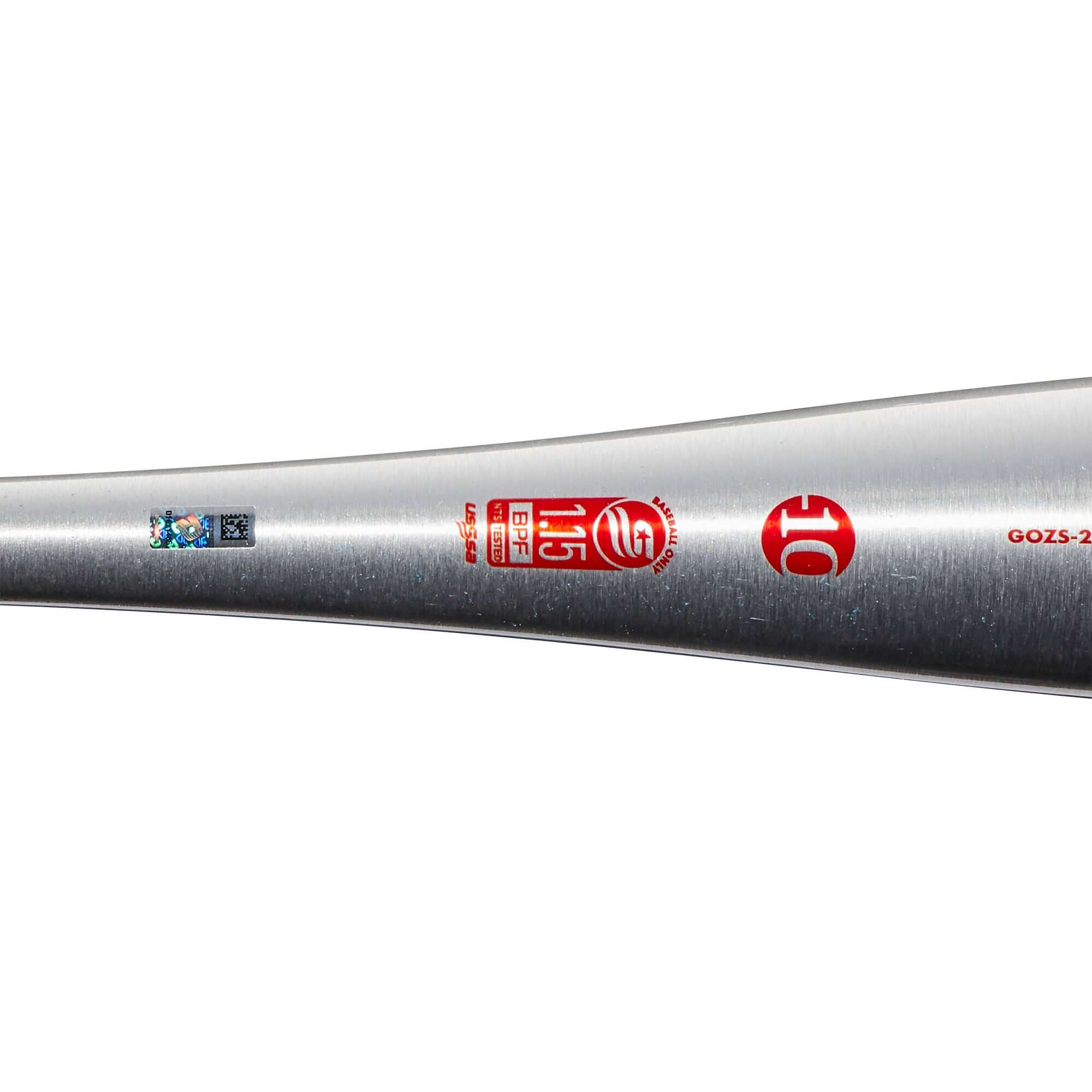 DeMarini THE GOODS ONE PIECE (-10) USSSA bat with X14 Alloy Barrel for power hitters