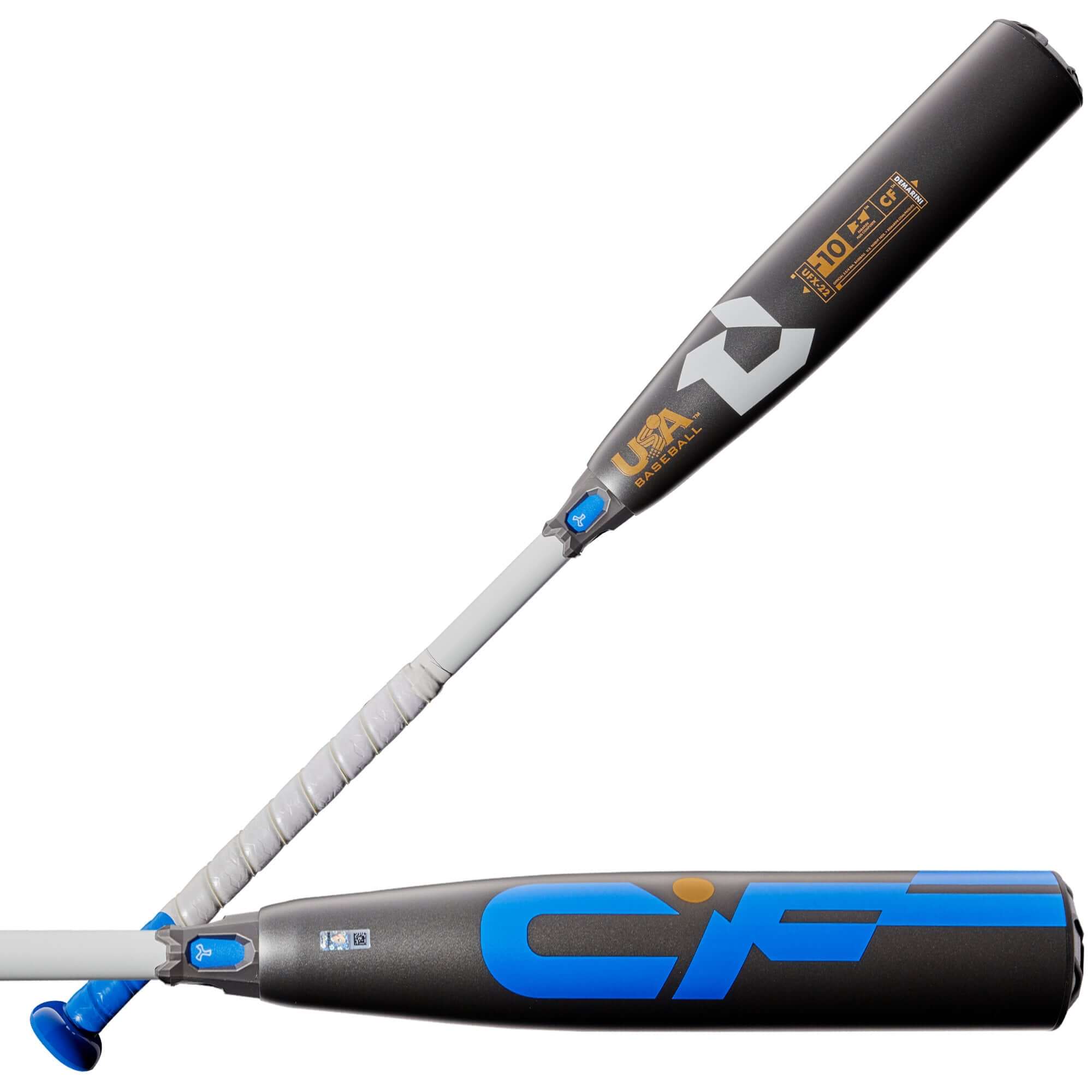 DeMarini CF (-10) USA Baseball Bat with Paraflex™ Plus Composite Barrel