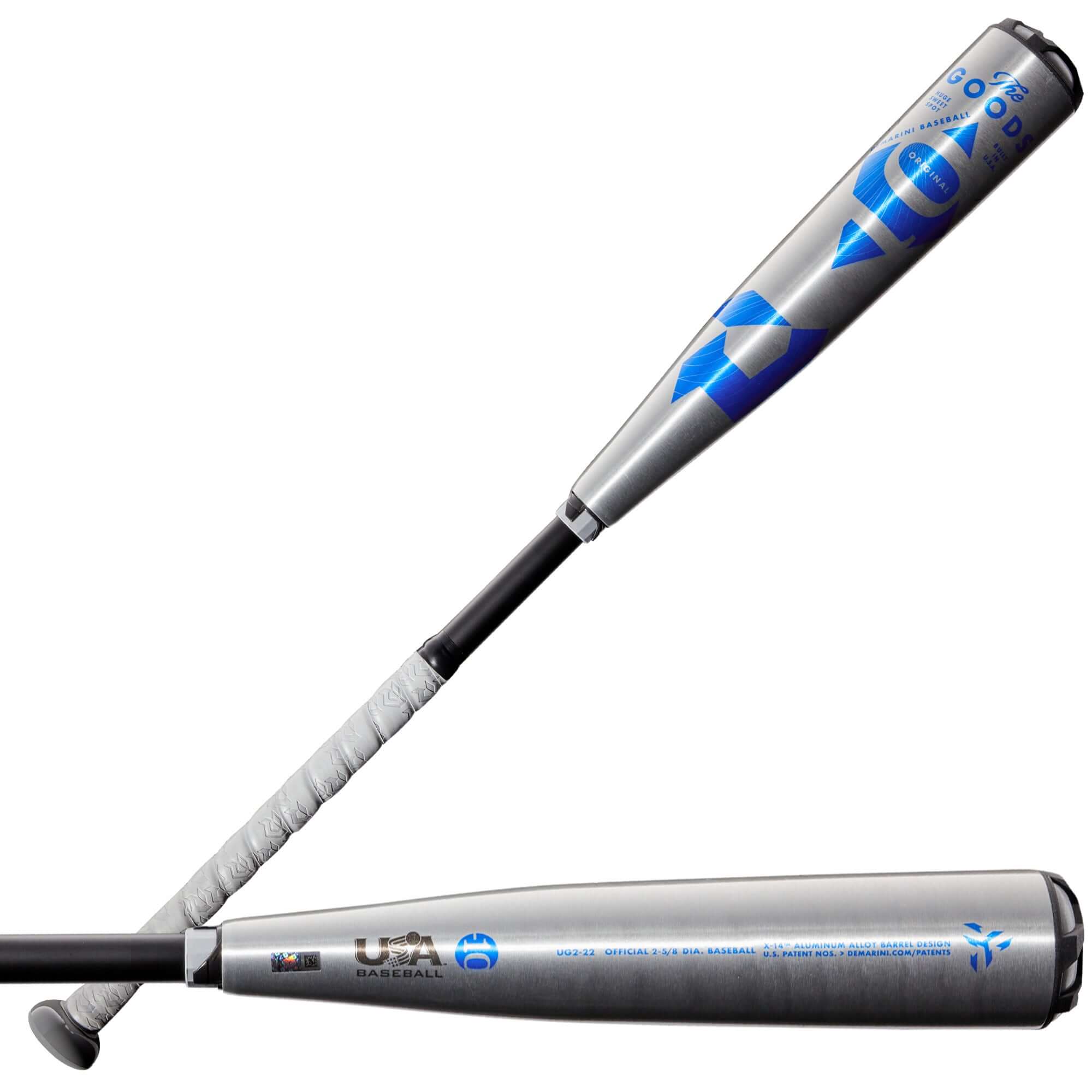 2022 DeMarini The Goods (-10) USA Baseball Bat with massive X14 Alloy Barrel