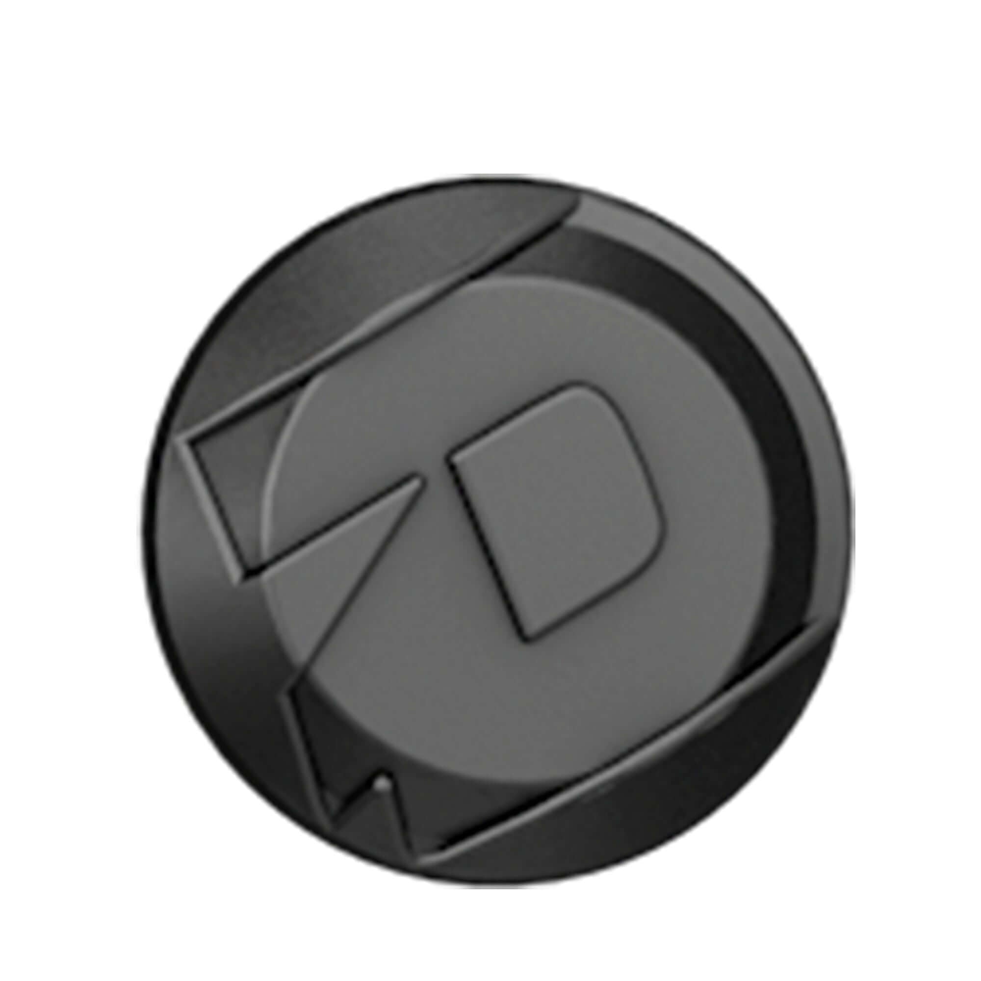 DeMarini logo on a circular black background representing quality in sports equipment.