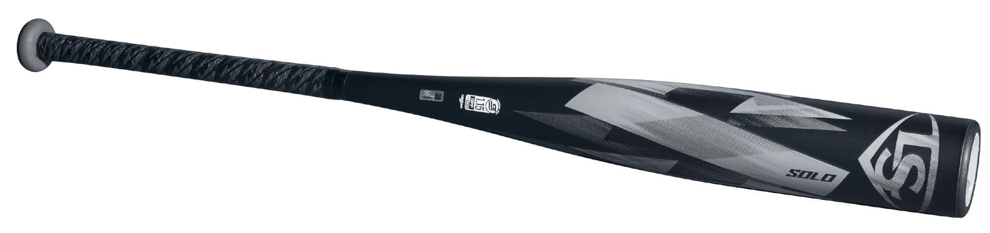 Louisville SOLO (-8) USSSA Baseball Bat with ultra-balanced swing weight and premium SL Hyper™ alloy design.