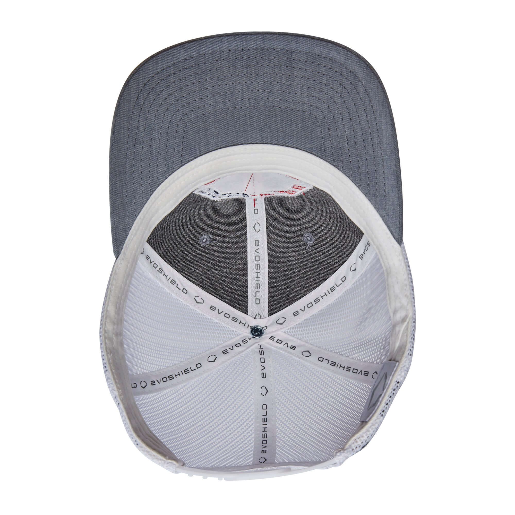 Evoshield USA Trucker Snapback with American flag logo and breathable mesh back