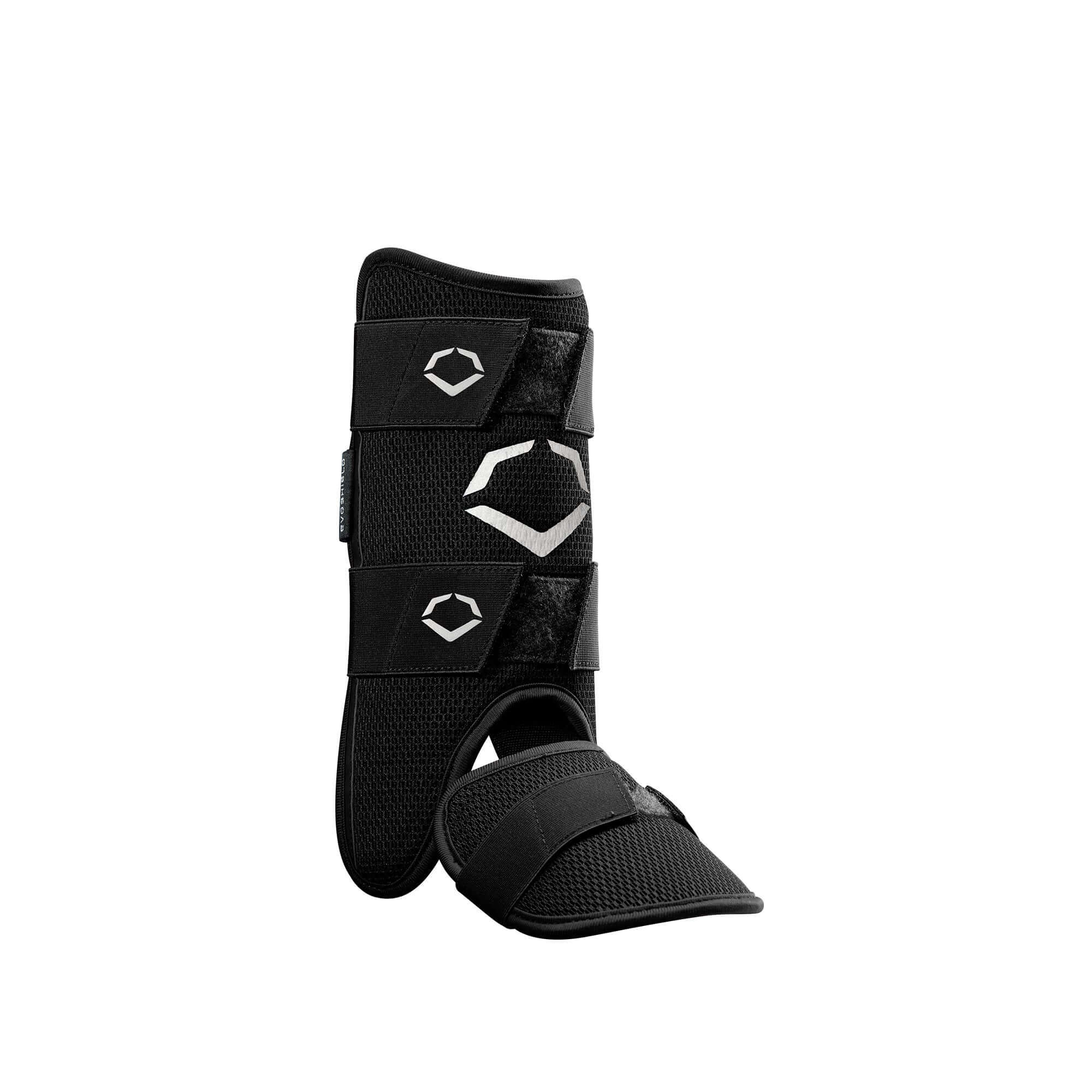 Evoshield Youth Pro-SRZ Batter's Leg Guard, left-handed, custom fit, Gel-to-Shell® technology.