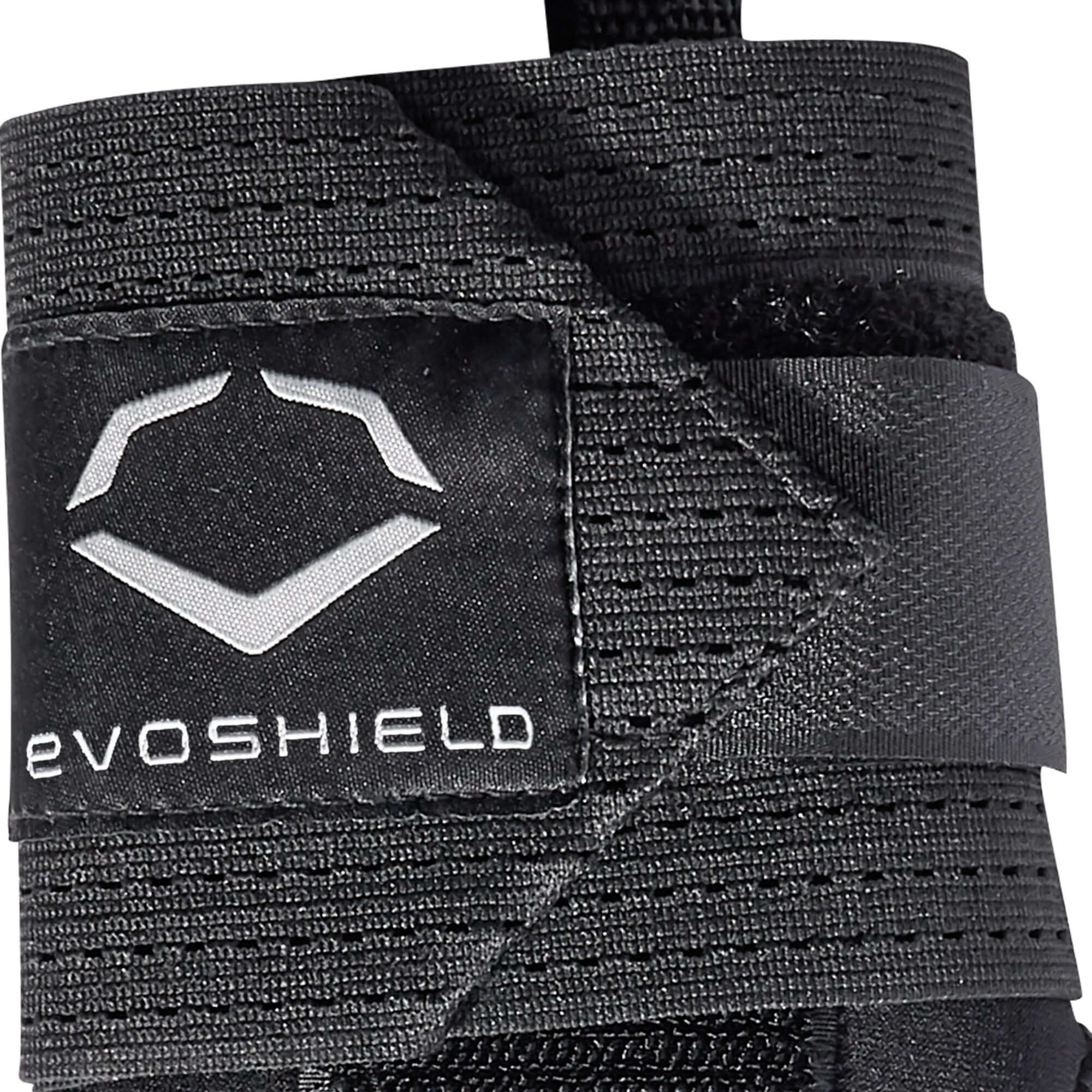 Evoshield Sliding Mitt Right Hand Protective shields on top and underside, elastic straps for secure fit, thumb hole for flexibility.
