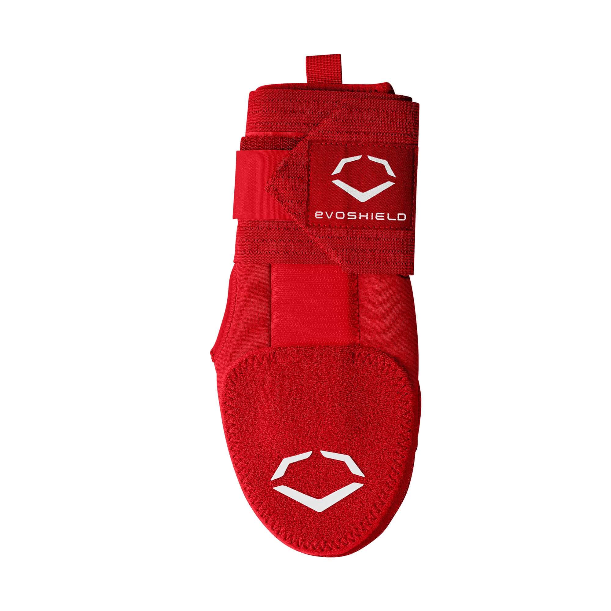 Evoshield Sliding Mitt Right Hand Protective shields on top and underside, elastic straps for secure fit, thumb hole for flexibility.