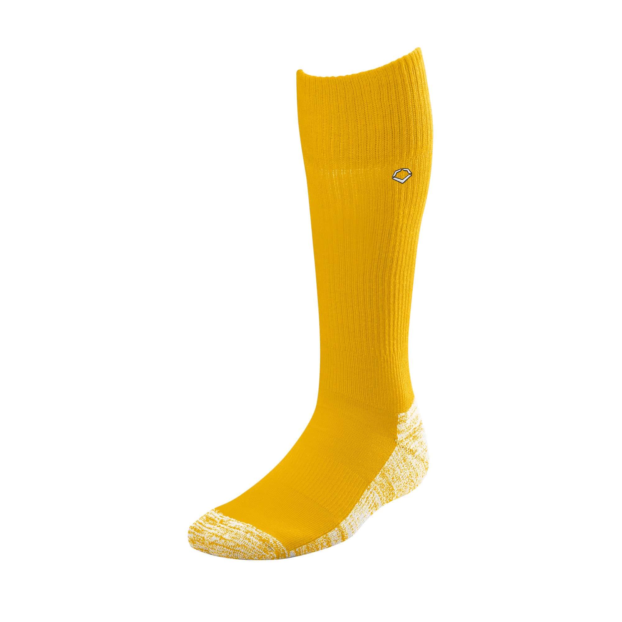 Evoshield Game Socks Light Gold with Achilles cushioning and arch support