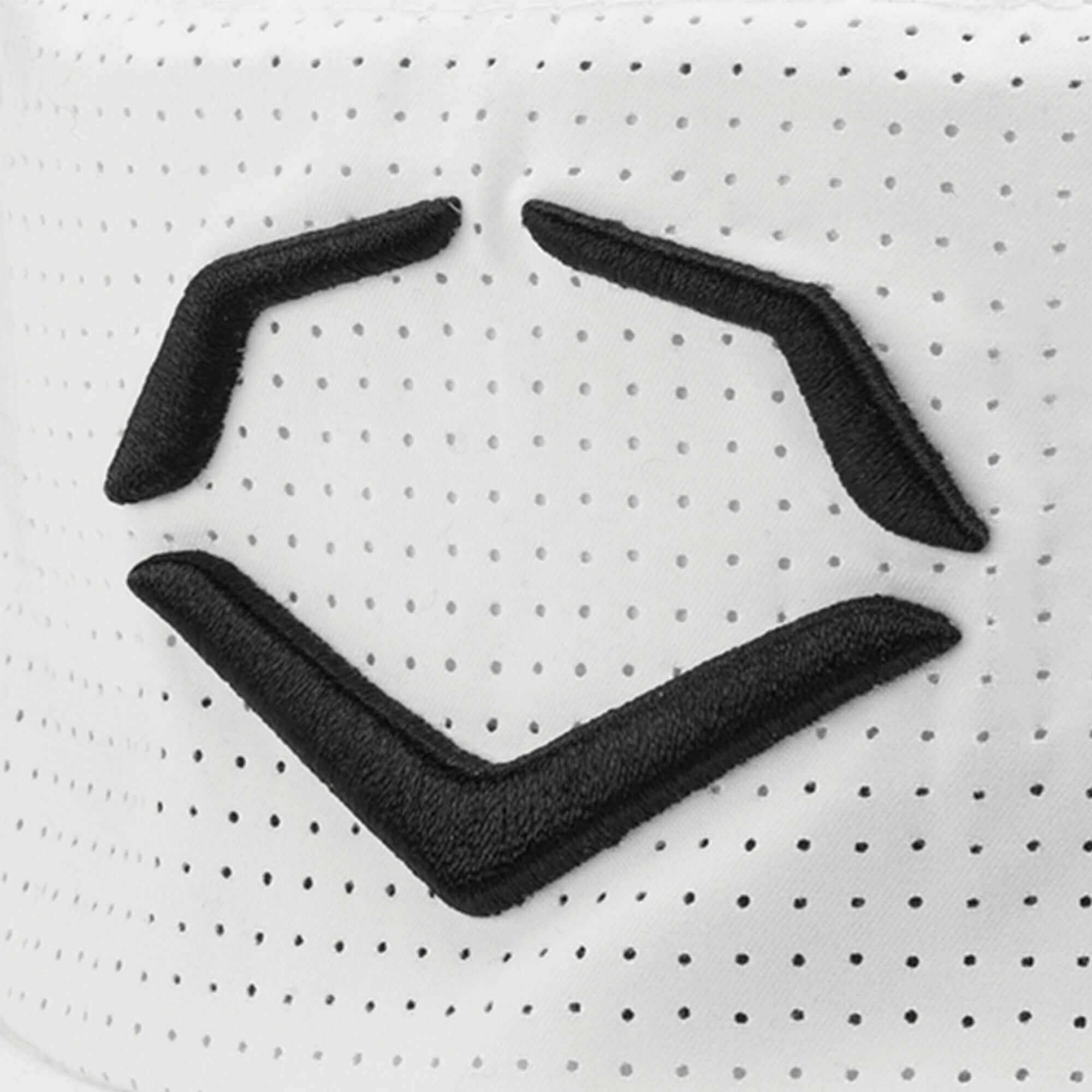 Evoshield Camo Bucket Hat White, front view with embroidered logo