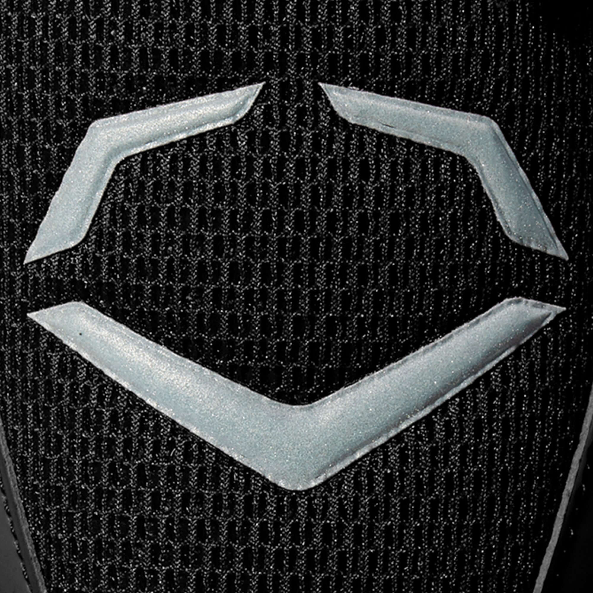 Black EvoShield Pro-SRZ Batter's Elbow Guard with ergonomic fit and Gel-to-Shell technology