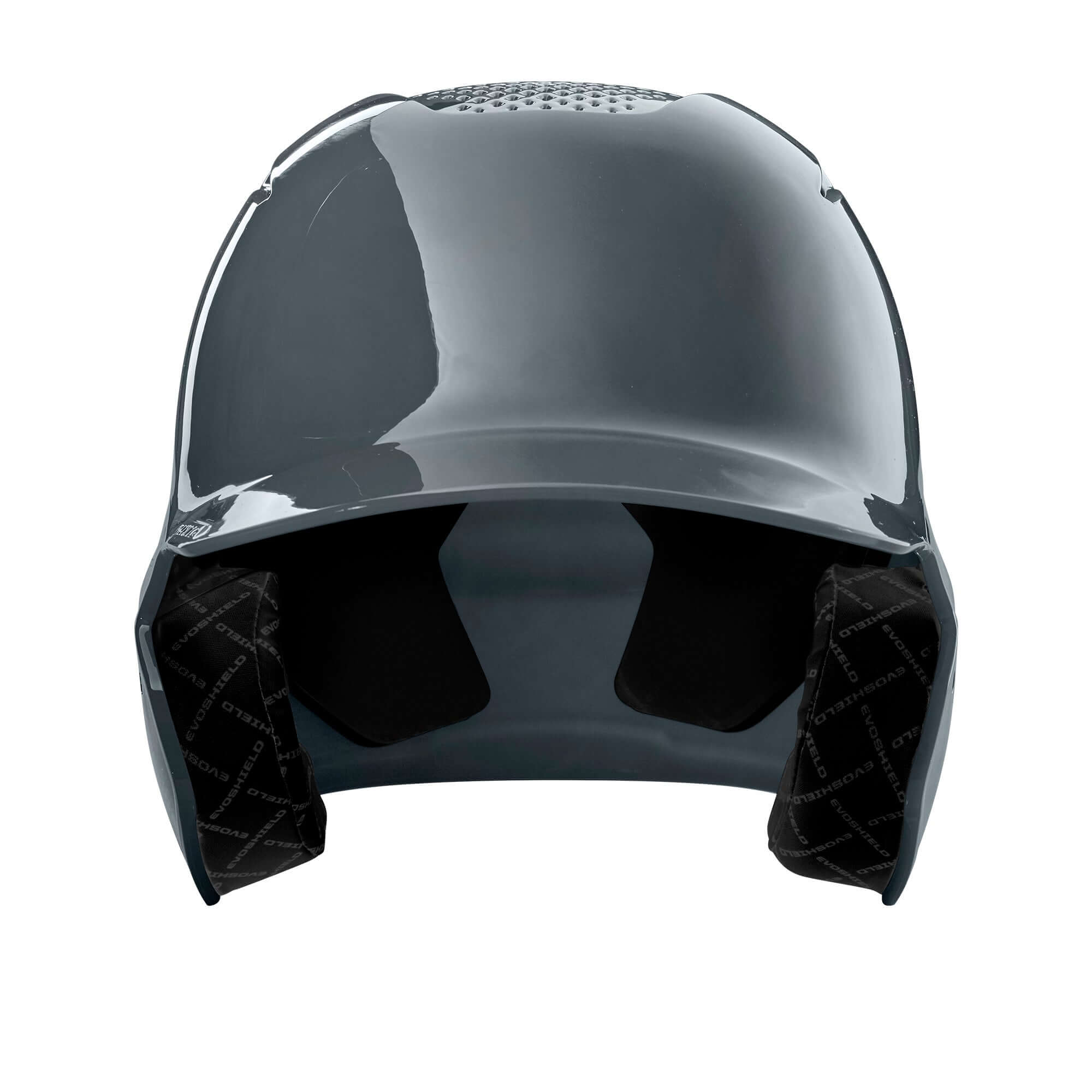 Evoshield XVT Batting Helmet High Gloss Charcoal, front view