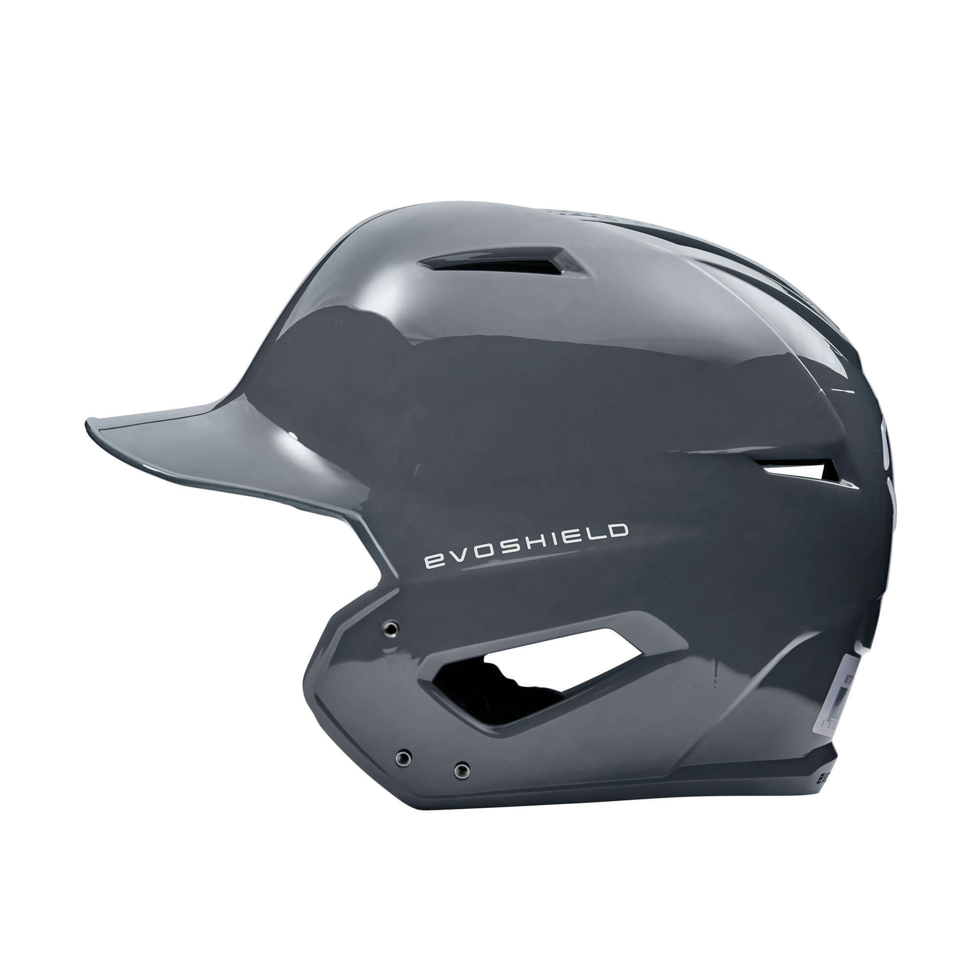 Evoshield XVT Batting Helmet High Gloss Charcoal, front view