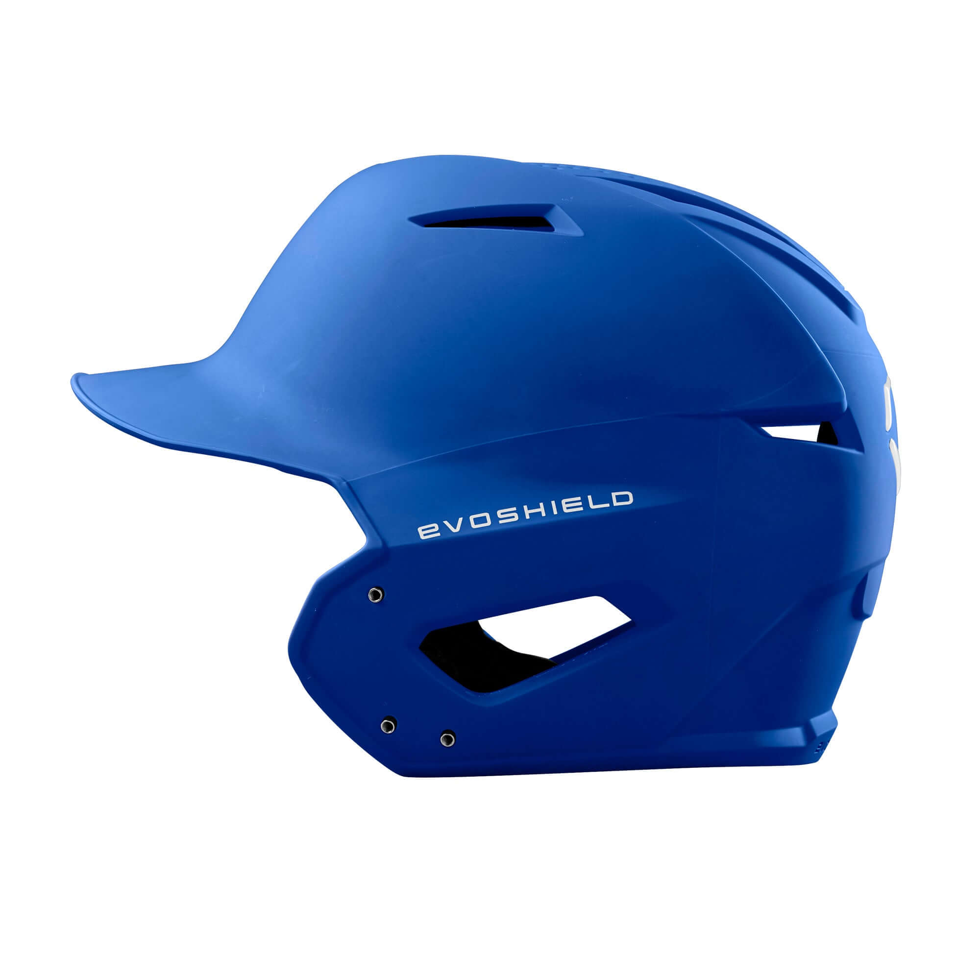 Evoshield XVT Batting Helmet Matte Finish Royal, dual density padding, venting system, low profile shell