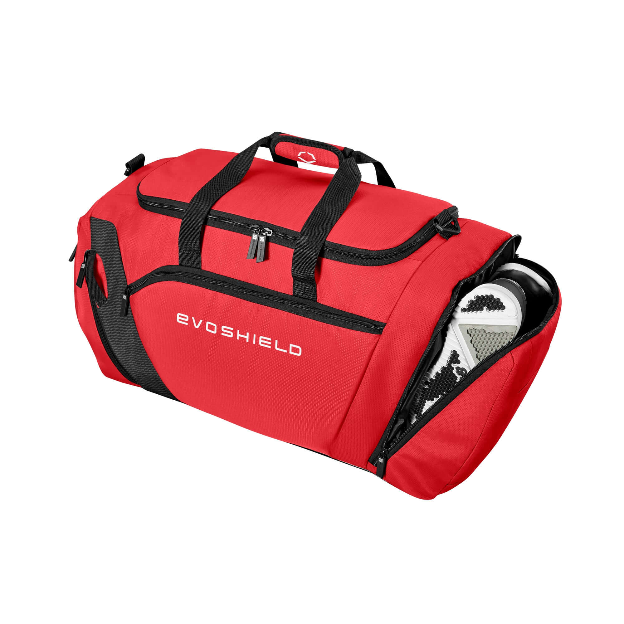 Evoshield Players Duffle with main compartment for helmet, gloves, and gear