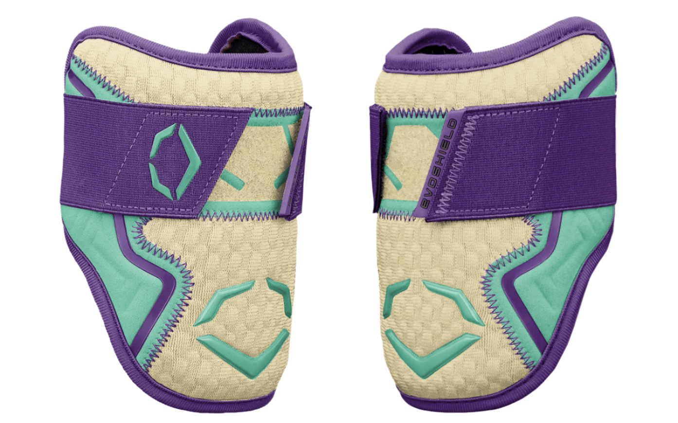 Evoshield PRO-SRZ™ 2.0 Batter's Elbow Guard Limited Edition Snakes 98 in vibrant colors, showcasing innovative Gel-to-Shell™ Technology.